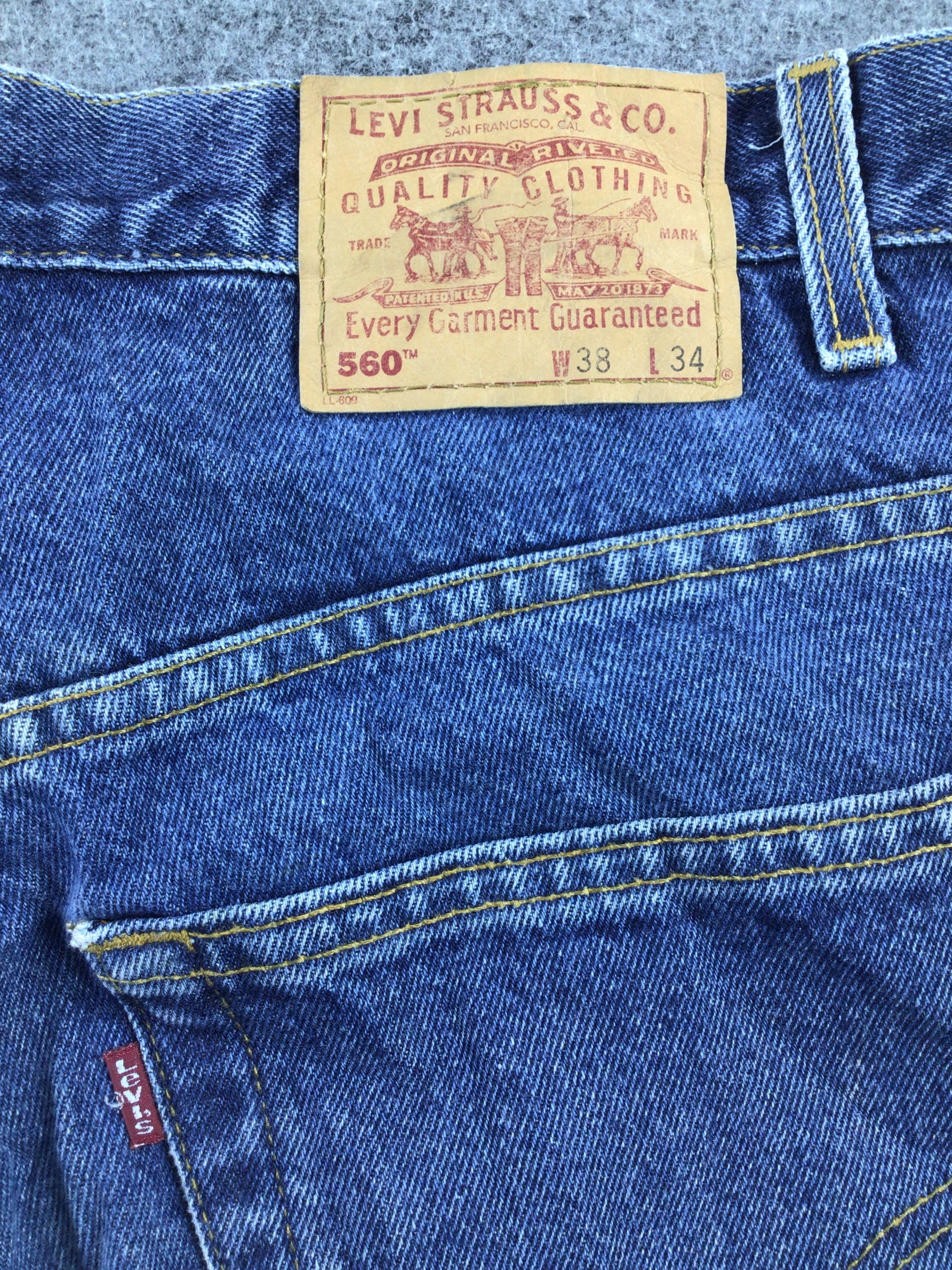 Levi's Vintage Levis 560 Loose Fit Jeans-J885 Size US 37 - 5 Thumbnail