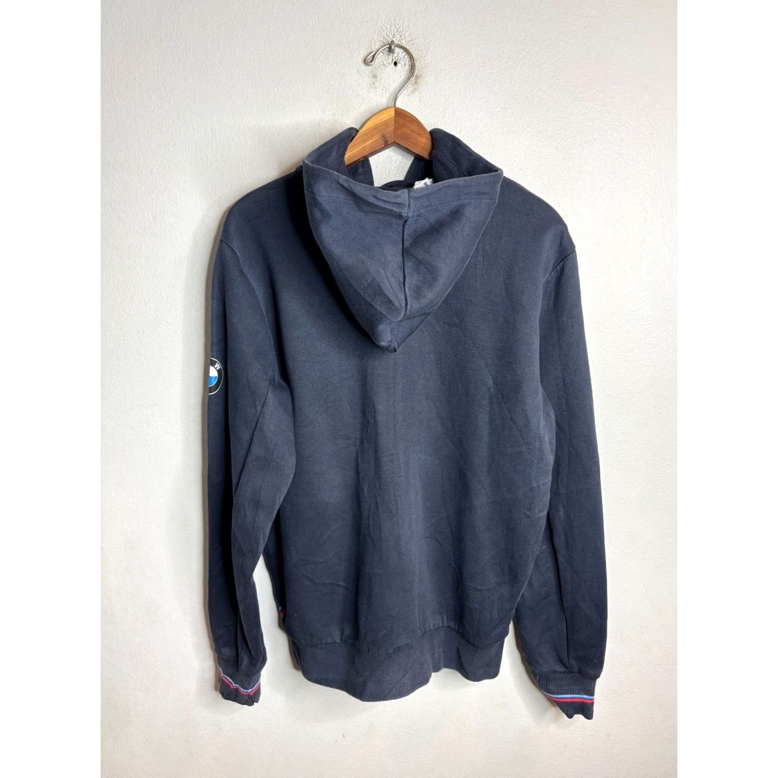 Puma VINTAGE PUMA BMW Full Zip Hoodie Shirt Men S Blue 4723 Logo Pockets Cars Sports Regular Fall Winter 8/10 Mens Size US S / EU 44-46 / 1 - 5 Thumbnail
