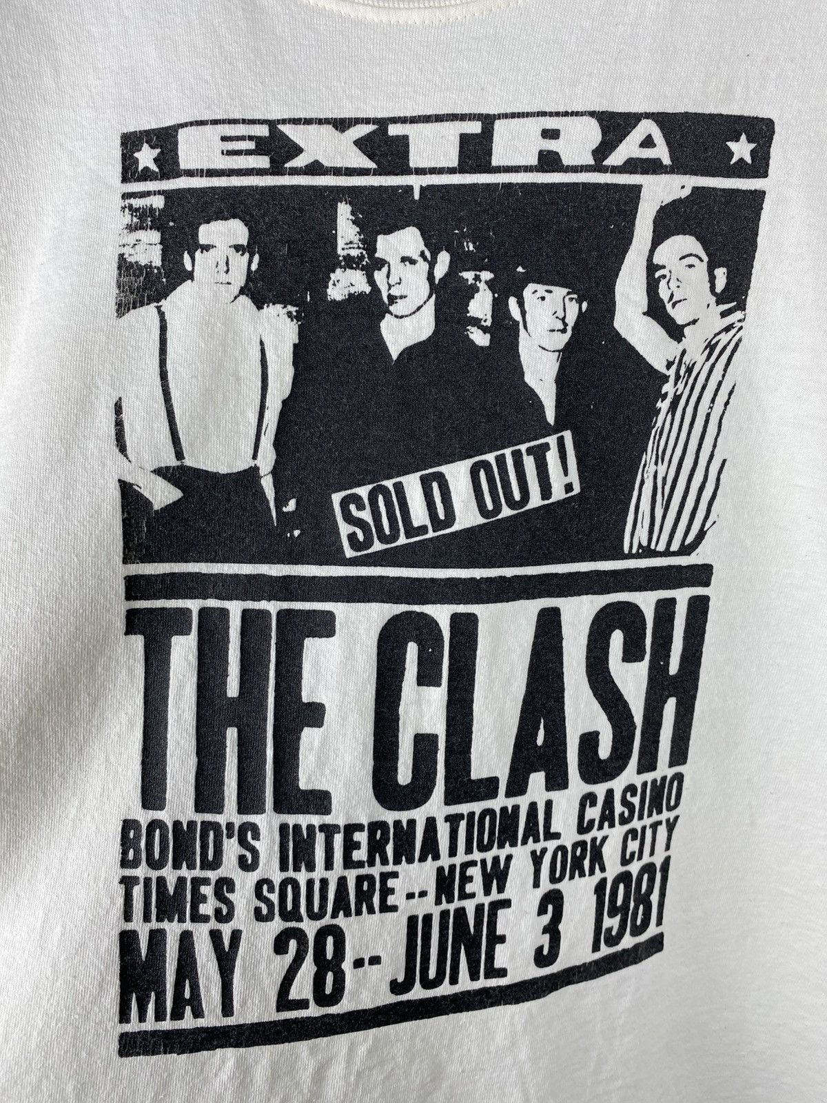 Band Tees The Clash Vintage Tee T-Shirt Tour size XL Size US XL / EU 56 / 4 - 6 Thumbnail
