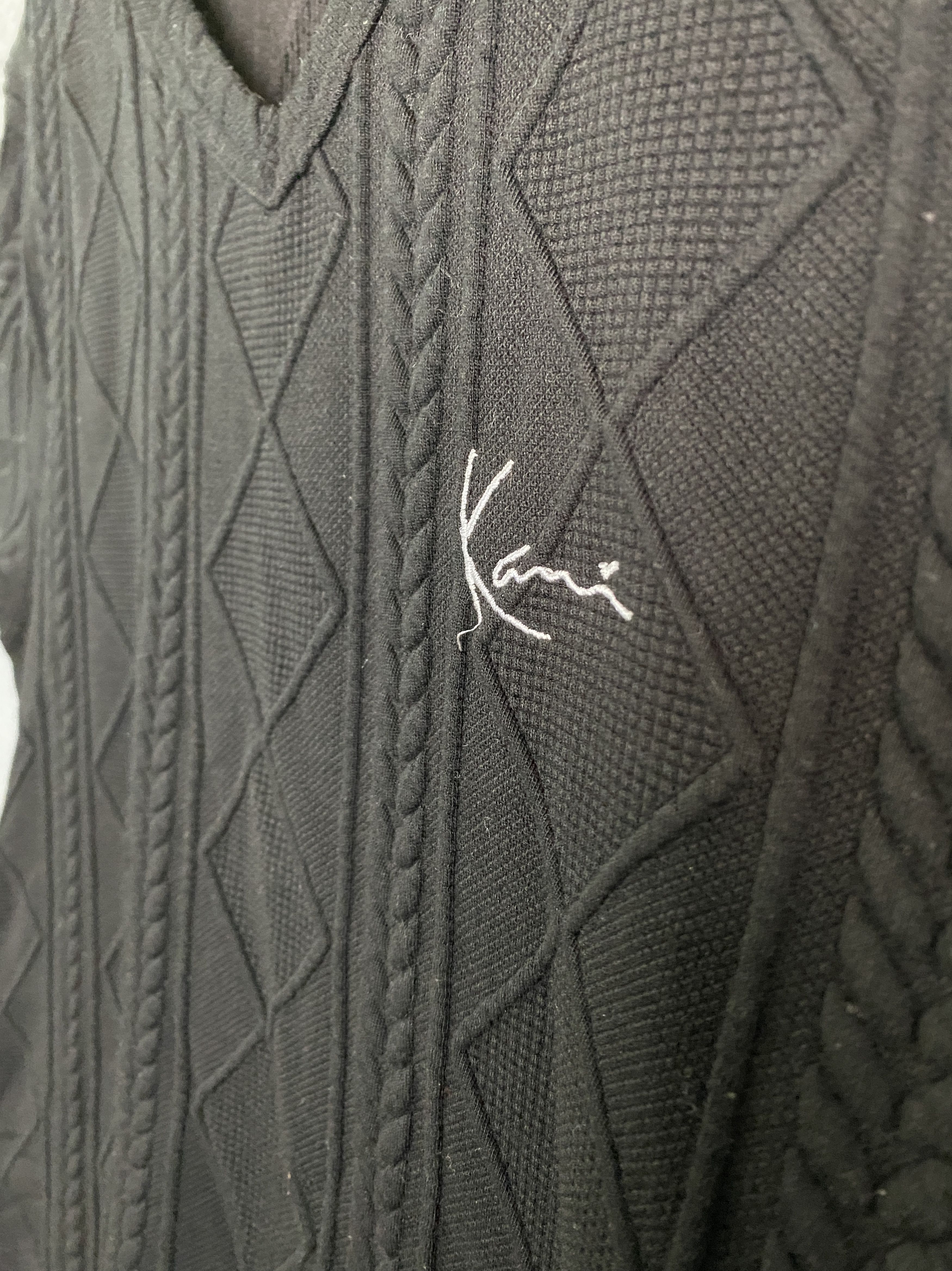 Karl Kani Karl Kani Textured V Neck Tshirts Size US M / EU 48-50 / 2 - 5 Thumbnail