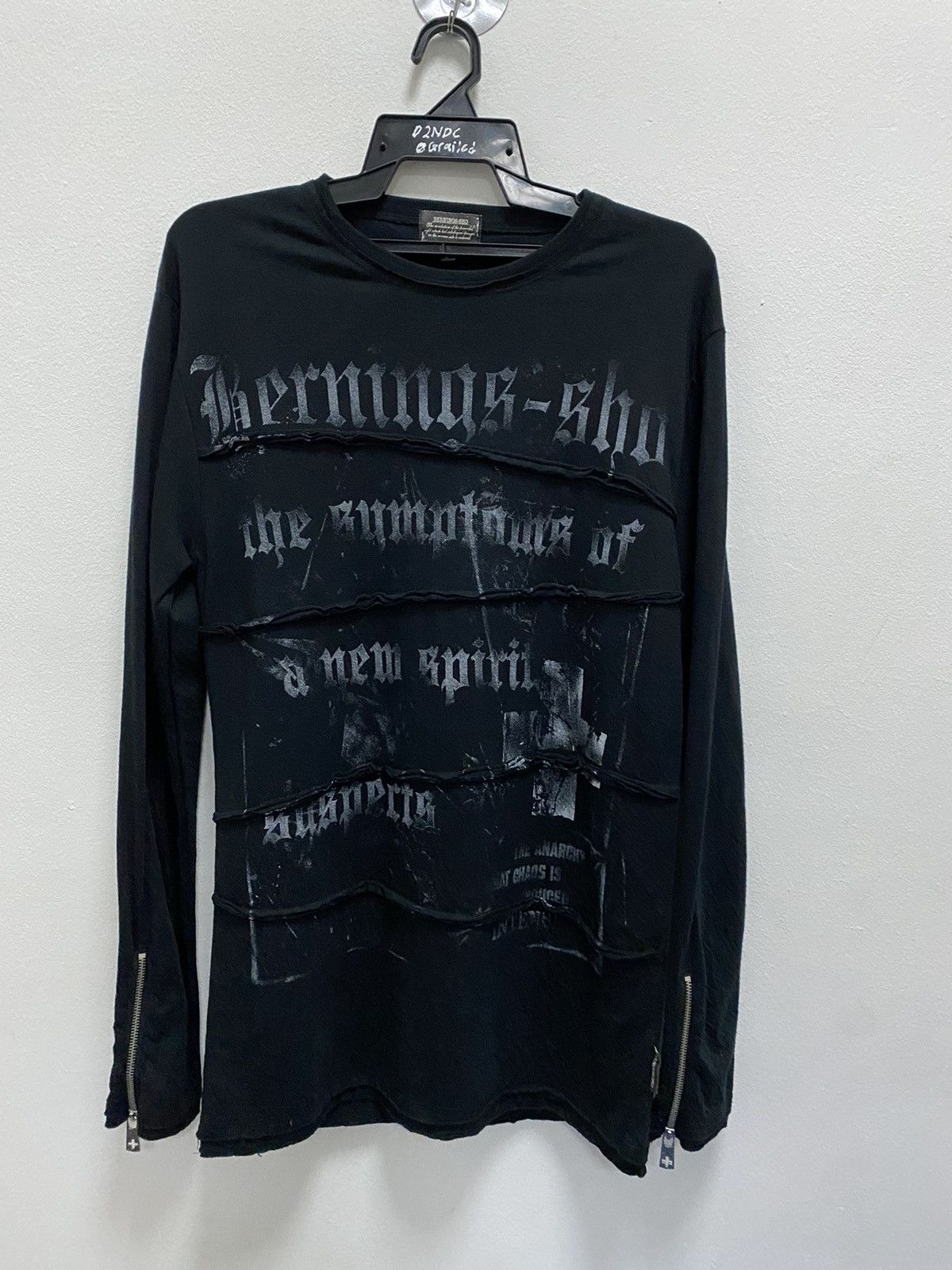 Japanese Brand Bernings Sho Rippedshirt Size US L / EU 52-54 / 3 - 2 Thumbnail