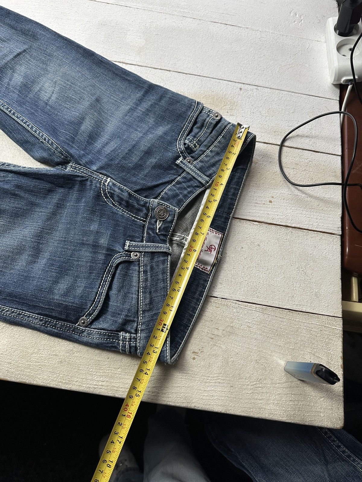 Christian Audigier 🚨 OPIUM ED HARDY CHRISTIAN AUDIGER C BAR A CA BIG LOGO JEANS Size 25" / US 0 / IT 36 - 14 Thumbnail