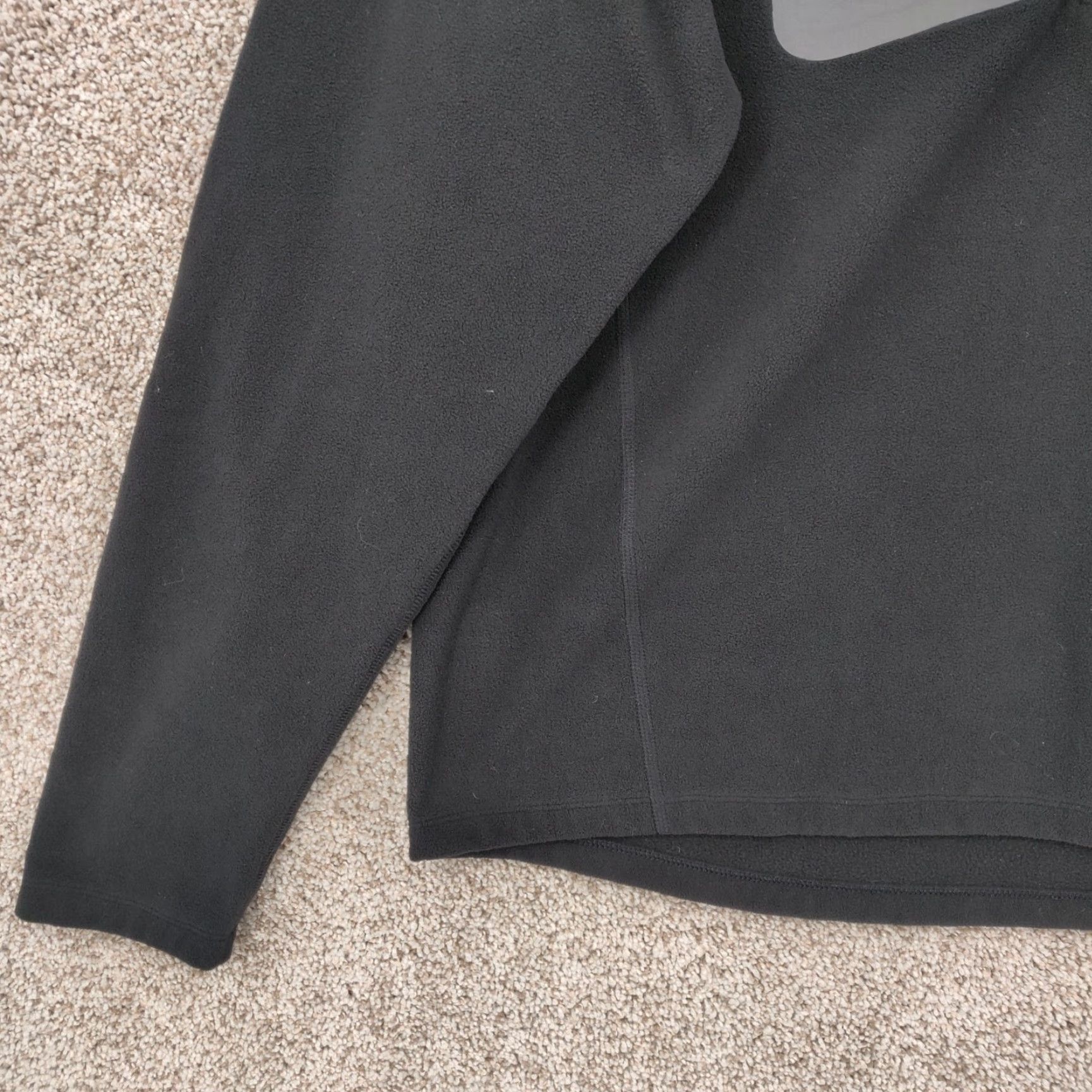 Eddie Bauer Eddie Bauer First Ascent Fleece Sweater Mens Large Black 1/4 Zip Hiking Outdoor Size US L / EU 52-54 / 3 - 3 Thumbnail