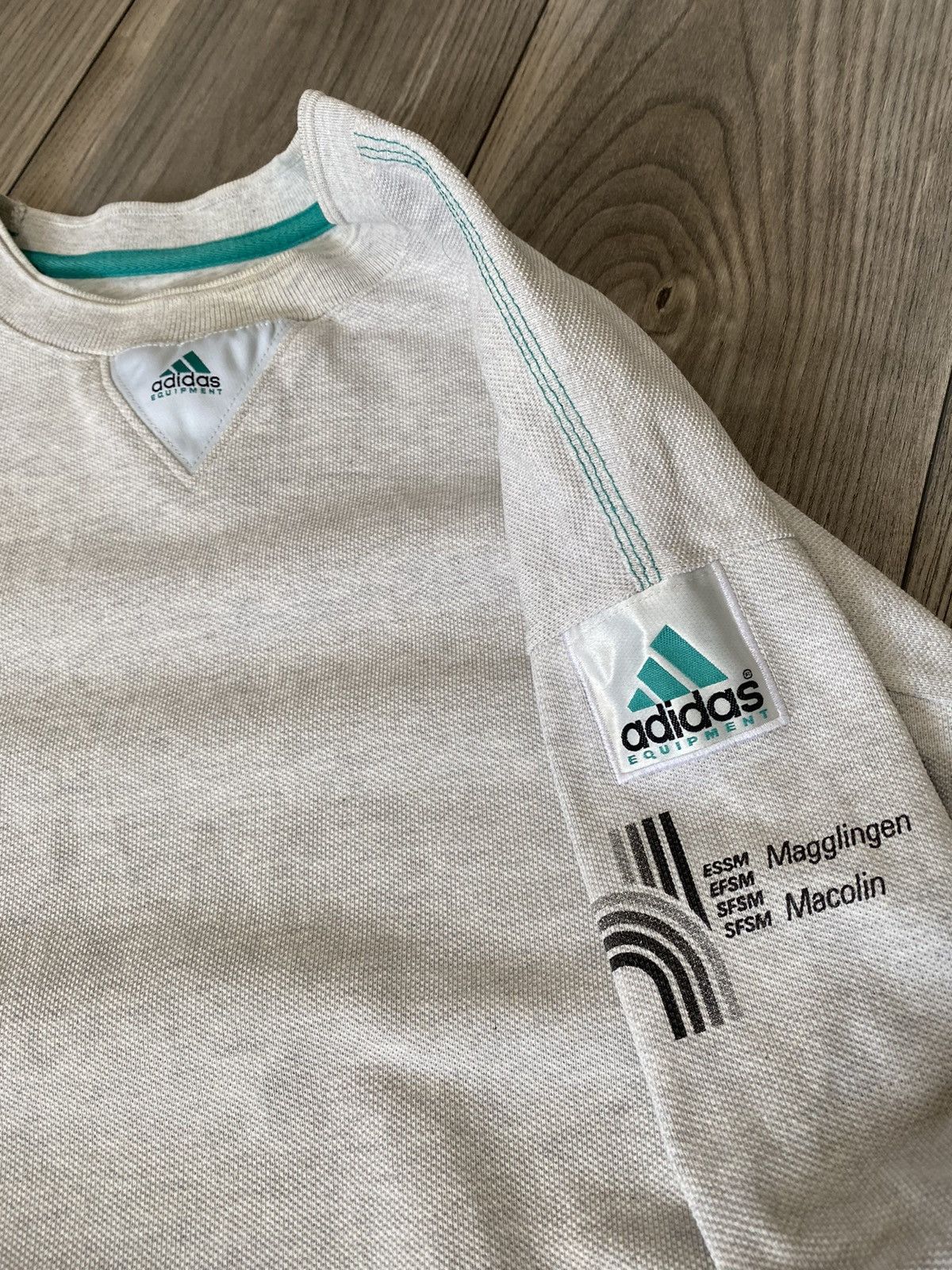 Adidas Vintage Adidas Equipment 90’s Grey Sweatshirt Size L Size US L / EU 52-54 / 3 - 8 Thumbnail