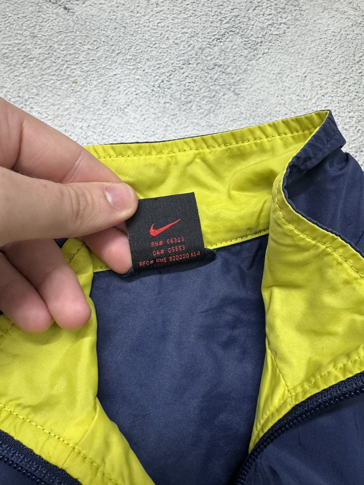 Nike 90s Nike Double Logo Vintage Y2K Oversized Nylon Jacket Size US S / EU 44-46 / 1 - 11 Thumbnail