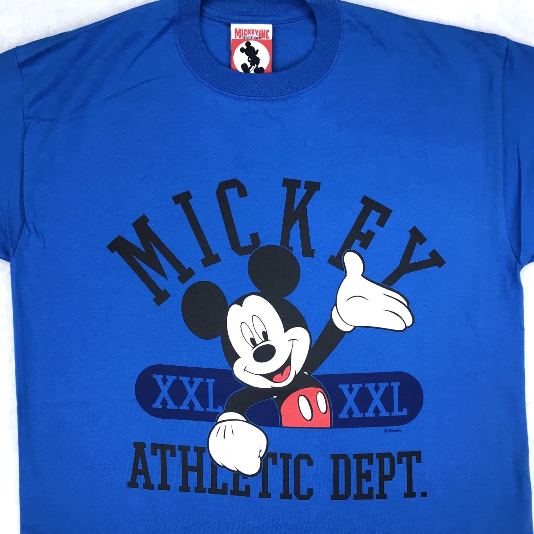 Disney VINTAGE Mickey Mouse ATHLETIC DEPT. T-Shirt Mens M Blue 90s Cartoon Disney 80s 90s Nike? Size US M / EU 48-50 / 2 - 4 Thumbnail