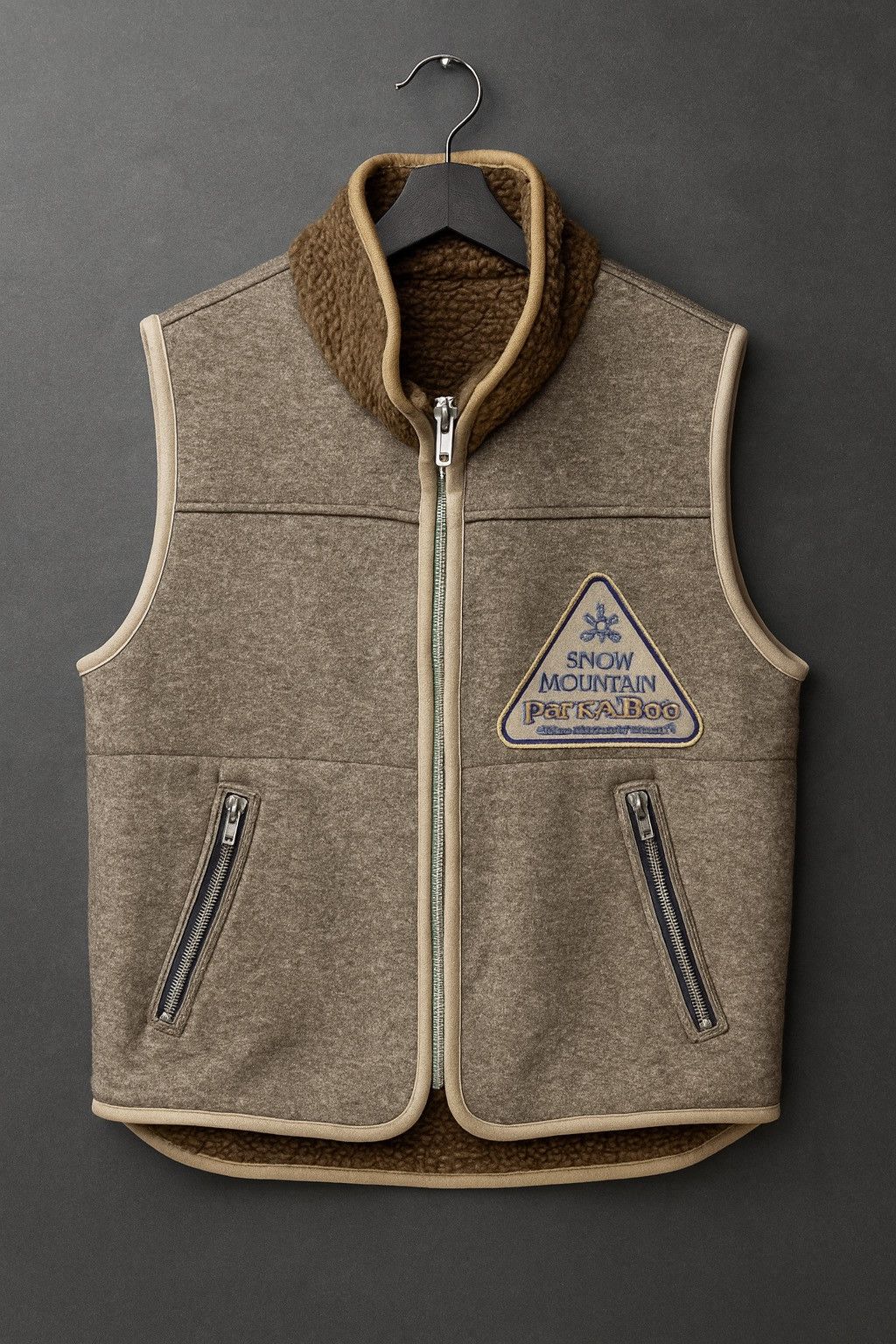 Vintage Vintage Peak A Boo by Basil Snow Mountain Fleece Vest Size US M / EU 48-50 / 2 - 1 Thumbnail