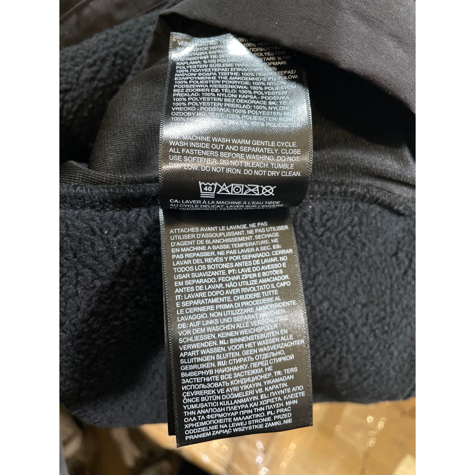 The North Face The North Face Fleece Black Zip Up Size US L / EU 52-54 / 3 - 11 Thumbnail