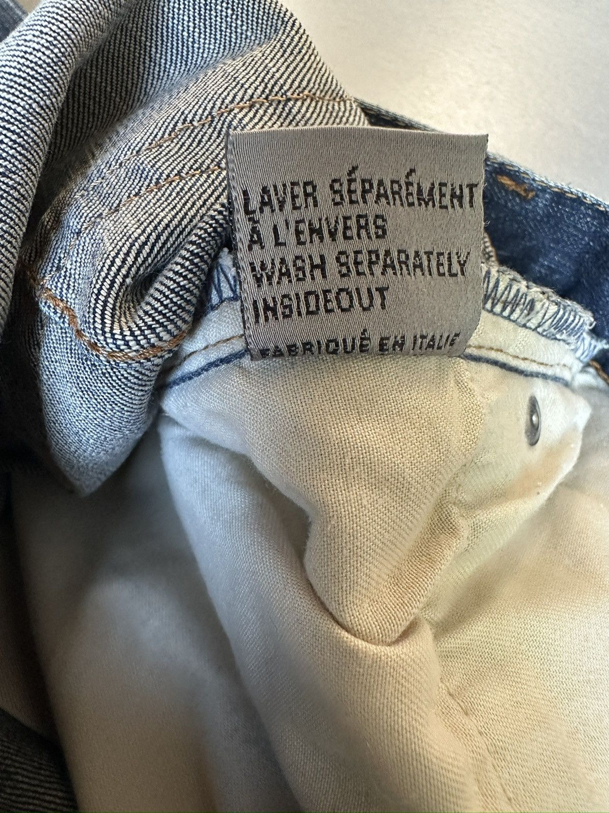Dior × Hedi Slimane Dior Homme AW07 “Navigate” Jake denim Size US 32 / EU 48 - 12 Thumbnail