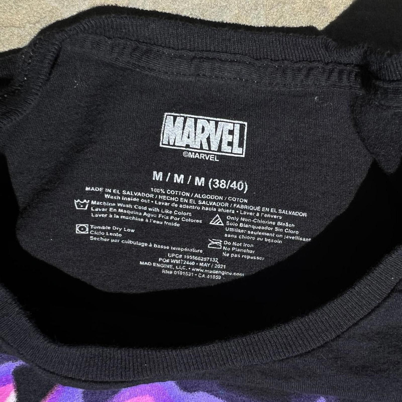 Marvel Comics Venom Marvel Spiderman Black Airbrushed style T-Shirt Size US S / EU 44-46 / 1 - 3 Thumbnail