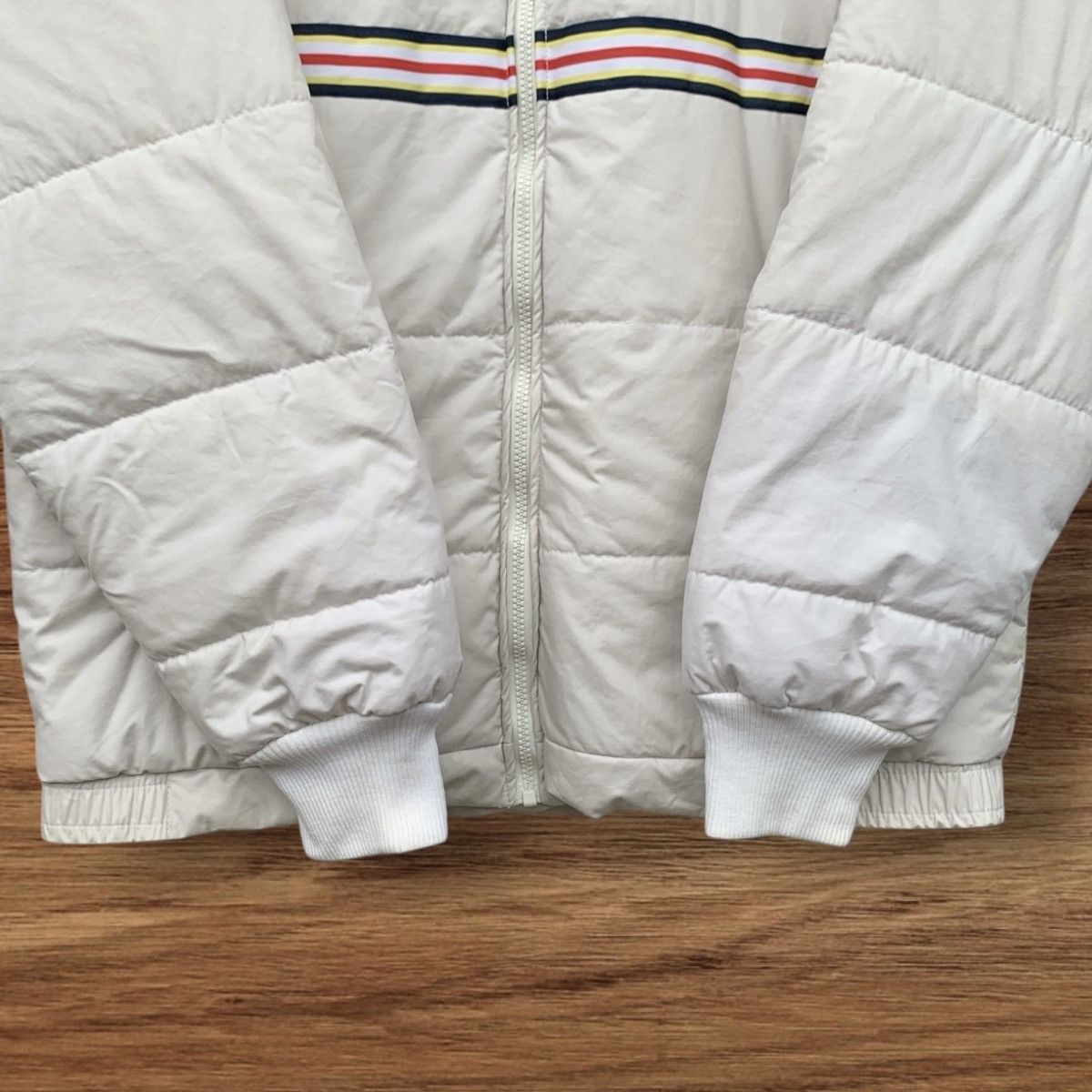 Porsche Design VINTAGE 1980s ROTHMAN PORSCHE ZIPPER JACKET CREAM Size US L / EU 52-54 / 3 - 12 Thumbnail