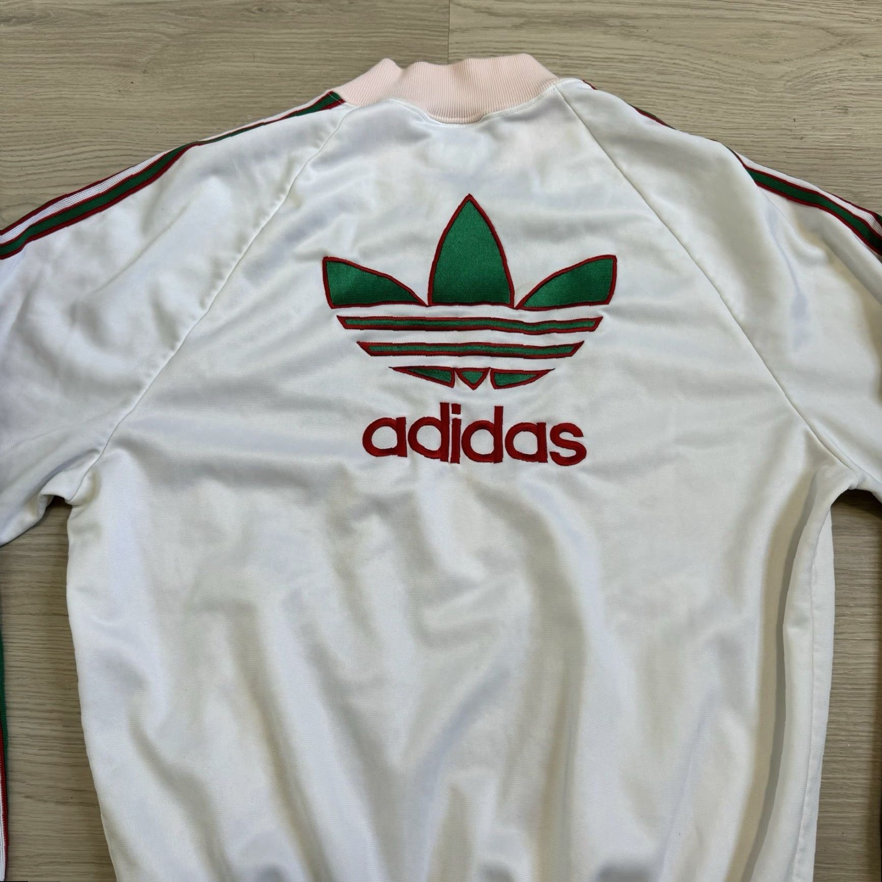 Adidas VINTAGE adidas Track Jacket Trefoil Men Jacket M Regular Red 80s Vintage Spring Fall Winter Summer Activewear Size US M / EU 48-50 / 2 - 4 Thumbnail