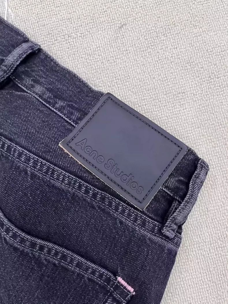 Acne Studios Acne Studios Washed, non-elastic, loose, low-waisted wide- Size US 30 / EU 46 - 3 Thumbnail