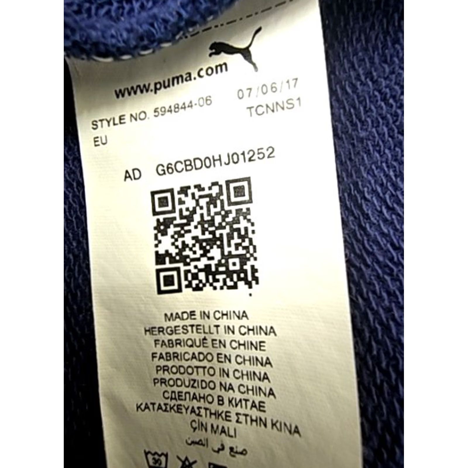 Puma Puma Vintage Navy Blue Track Jacket XL Men Full Zip White Stripes Size US XL / EU 56 / 4 - 4 Thumbnail