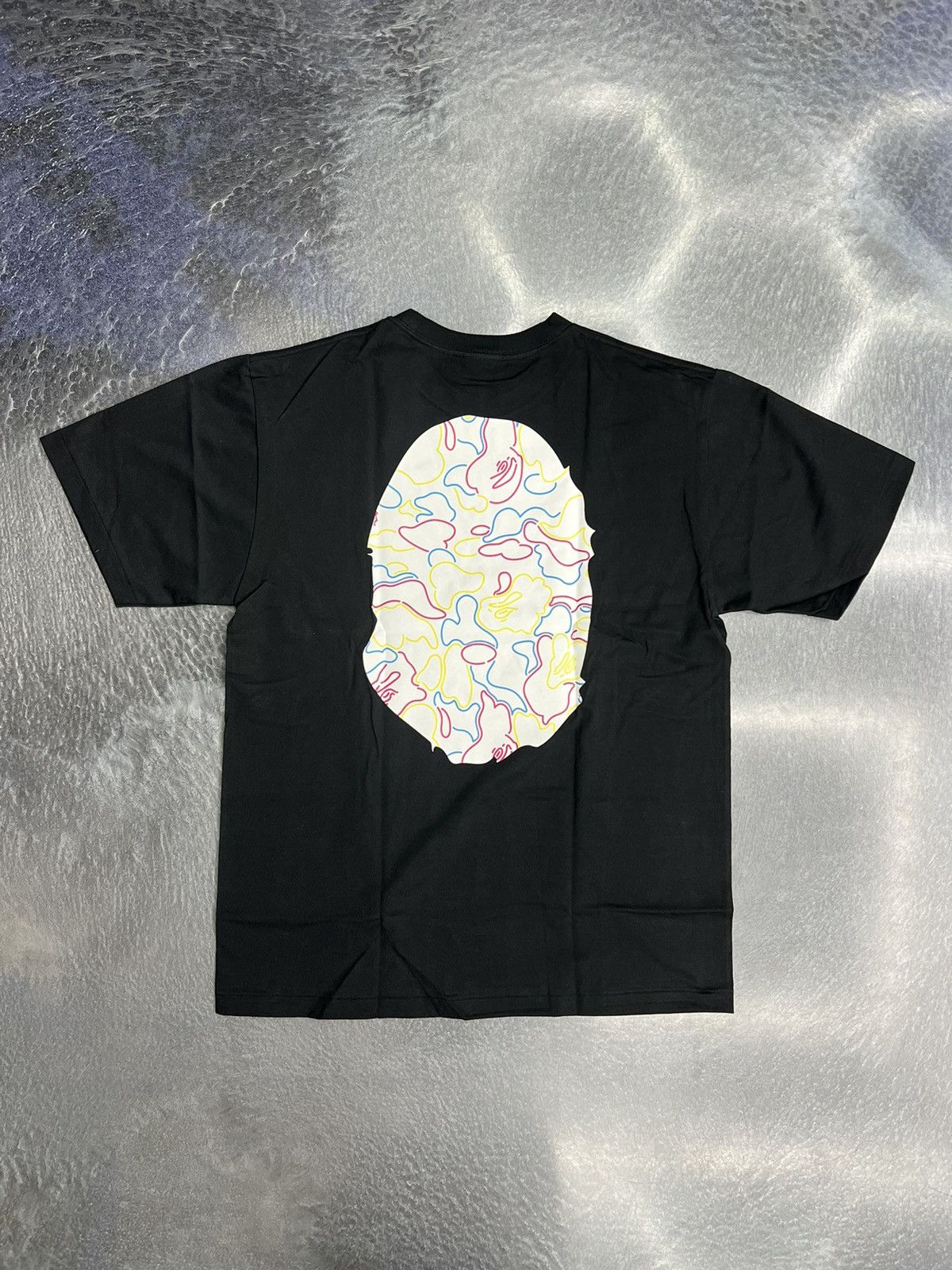 Bape Bape Neon Camo Big Ape Head T-Shirt Size US L / EU 52-54 / 3 - 6 Thumbnail