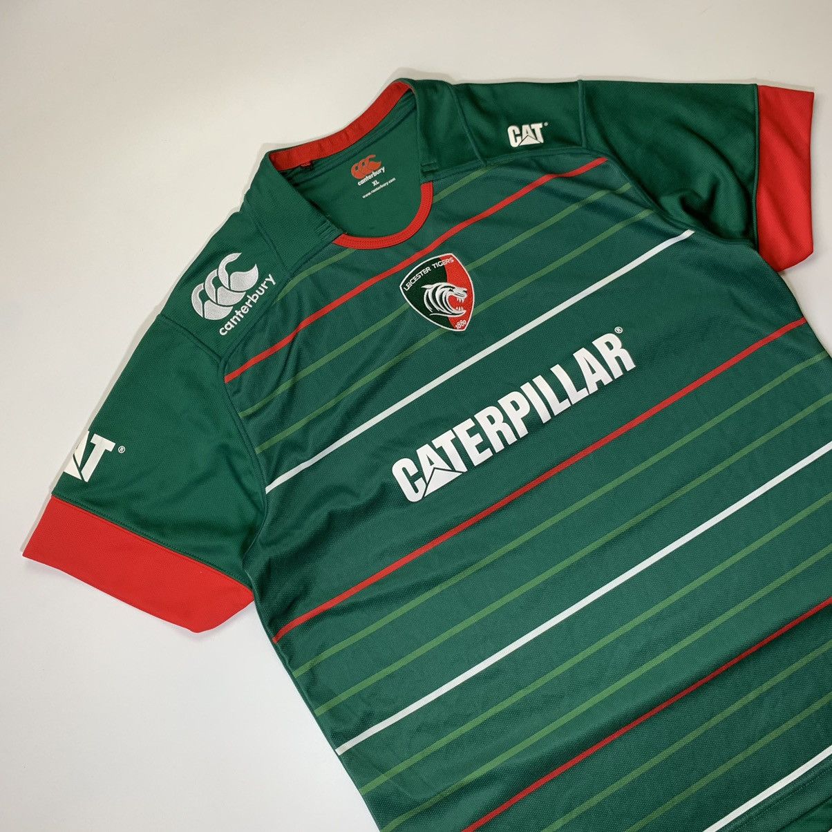 Canterbury of New Zealand Men’s Canterbury Leicester Tigers Jersey Rugby Shirt Size US XL / EU 56 / 4 - 2 Thumbnail
