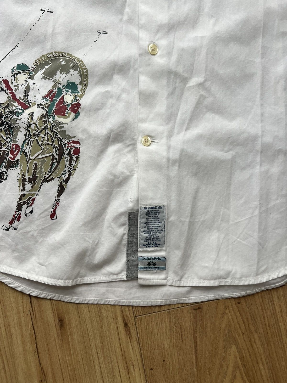 La Martina 00’s LA MARTINA POLO RALPH STYLE Y2K LONGSLEEVE SHIRT Size US XXL / EU 58 / 5 - 8 Thumbnail