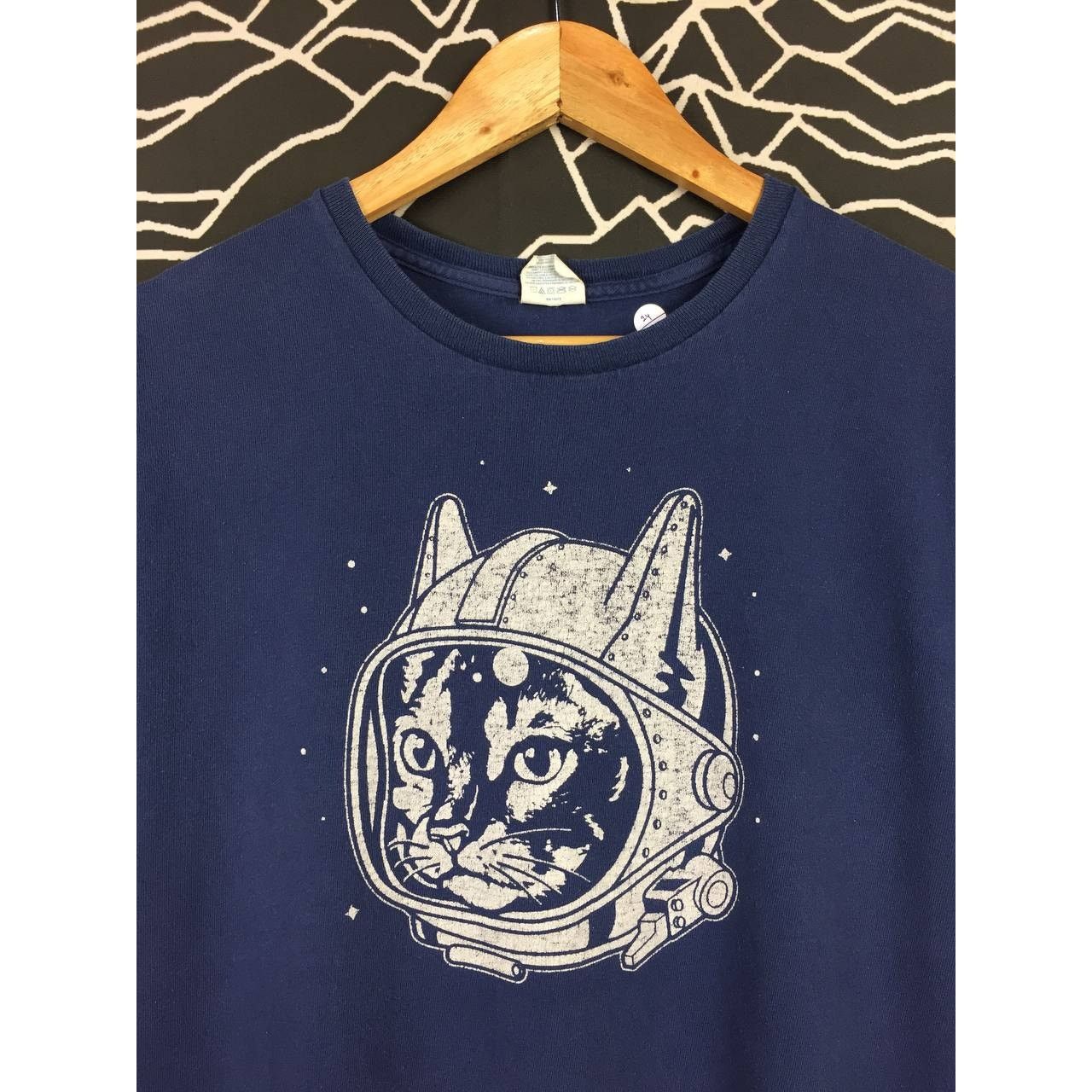 Delta × Vintage Vtg Y2K Space Cat Catstronaut Space Kitty Graphic Tee Size US XL / EU 56 / 4 - 3 Thumbnail