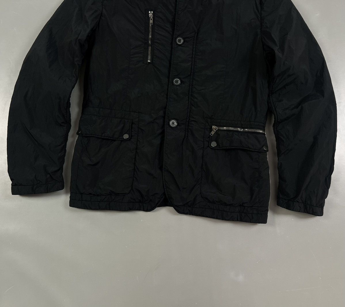 Lanvin Luxury Lanvin Shimmer Polyamide Light Jacket Man Size L Size US L / EU 52-54 / 3 - 10 Thumbnail