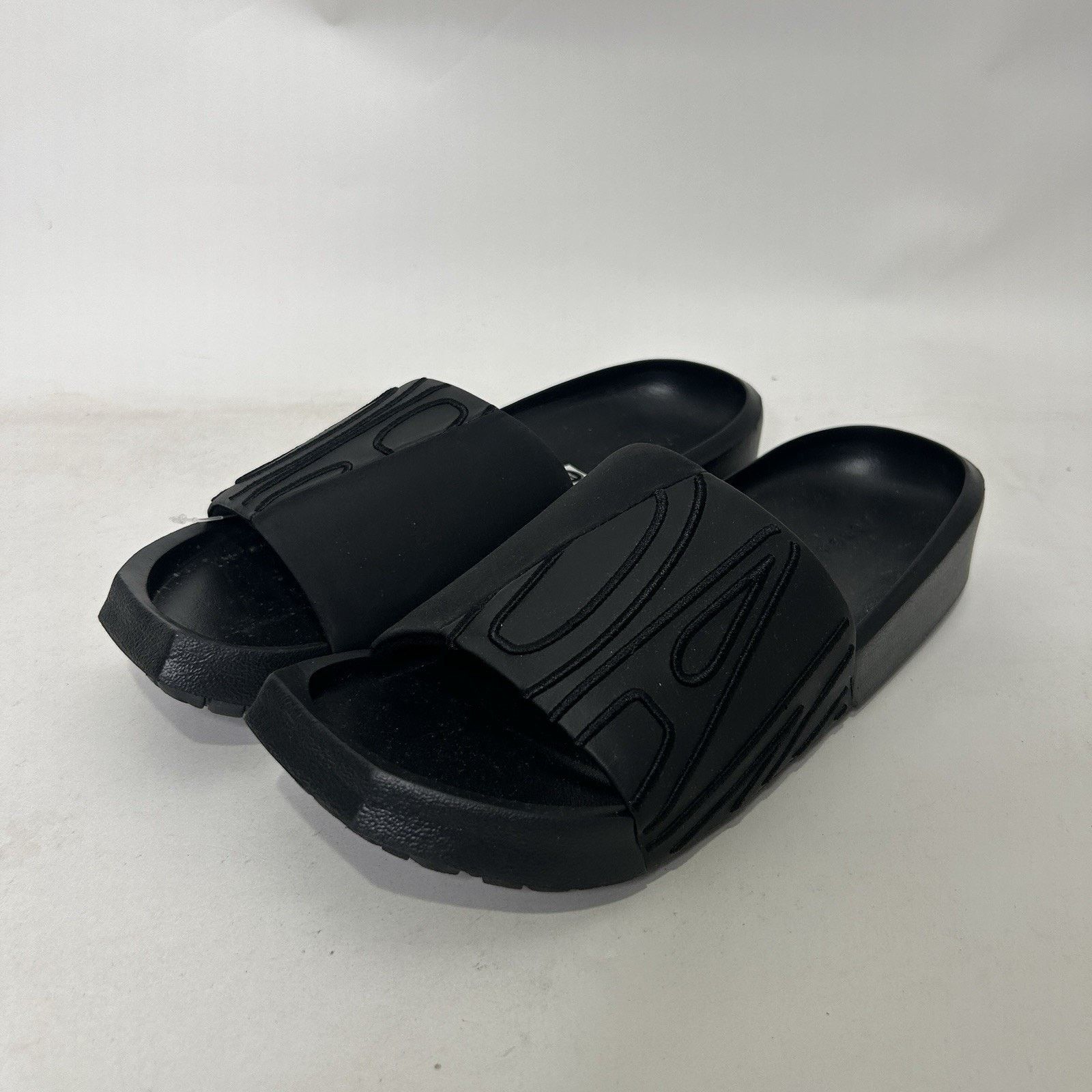 Jordan Brand Jordan Nola Slide Slip On Comfort Sandals “Triple Black” Size US 9 / IT 39 - 3 Thumbnail