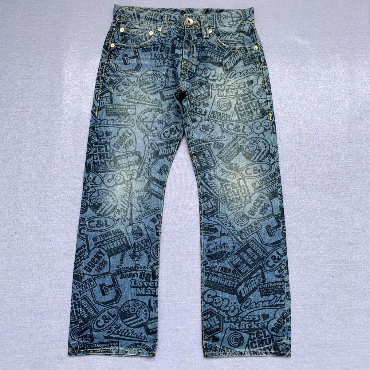 Hysteric Glamour co and lu like hysteric glamour fullprint pants Size US 29 - 1 Thumbnail