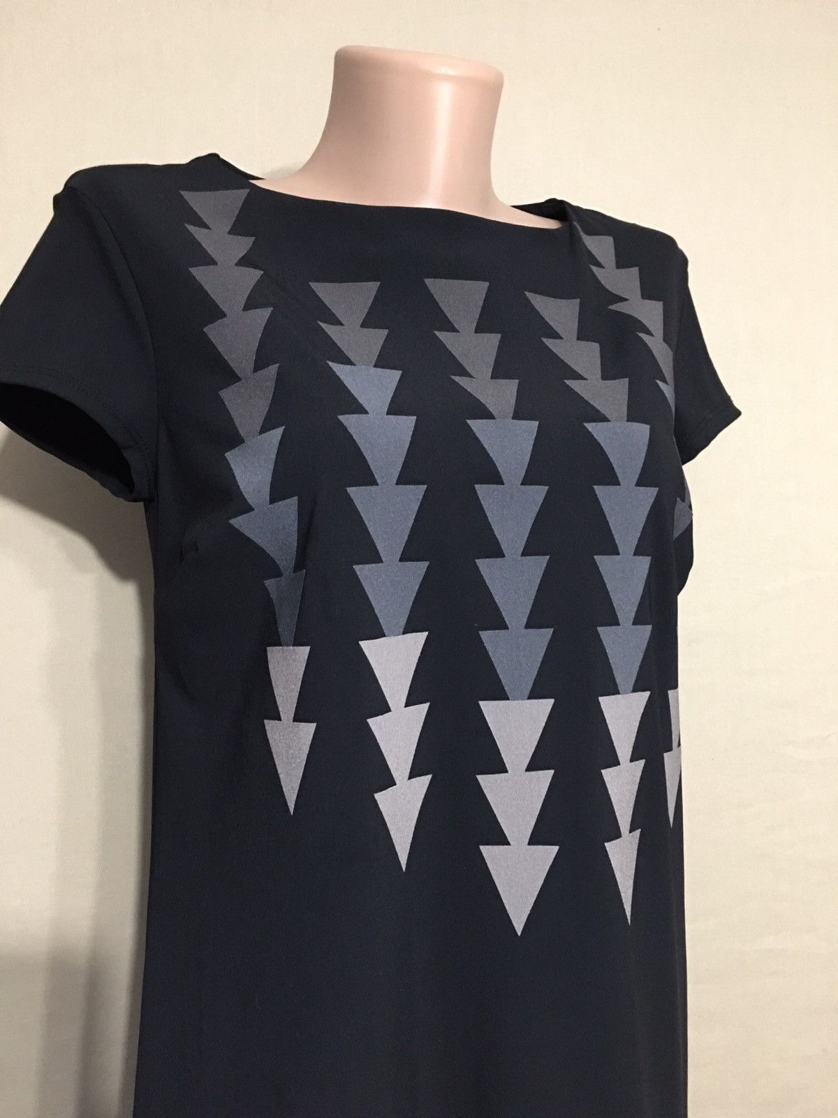 Marithe + Francois Girbaud Marithe Francois Girbaud Black Sign Design Dress IT42 US5 Size M / US 6-8 / IT 42-44 - 2 Thumbnail