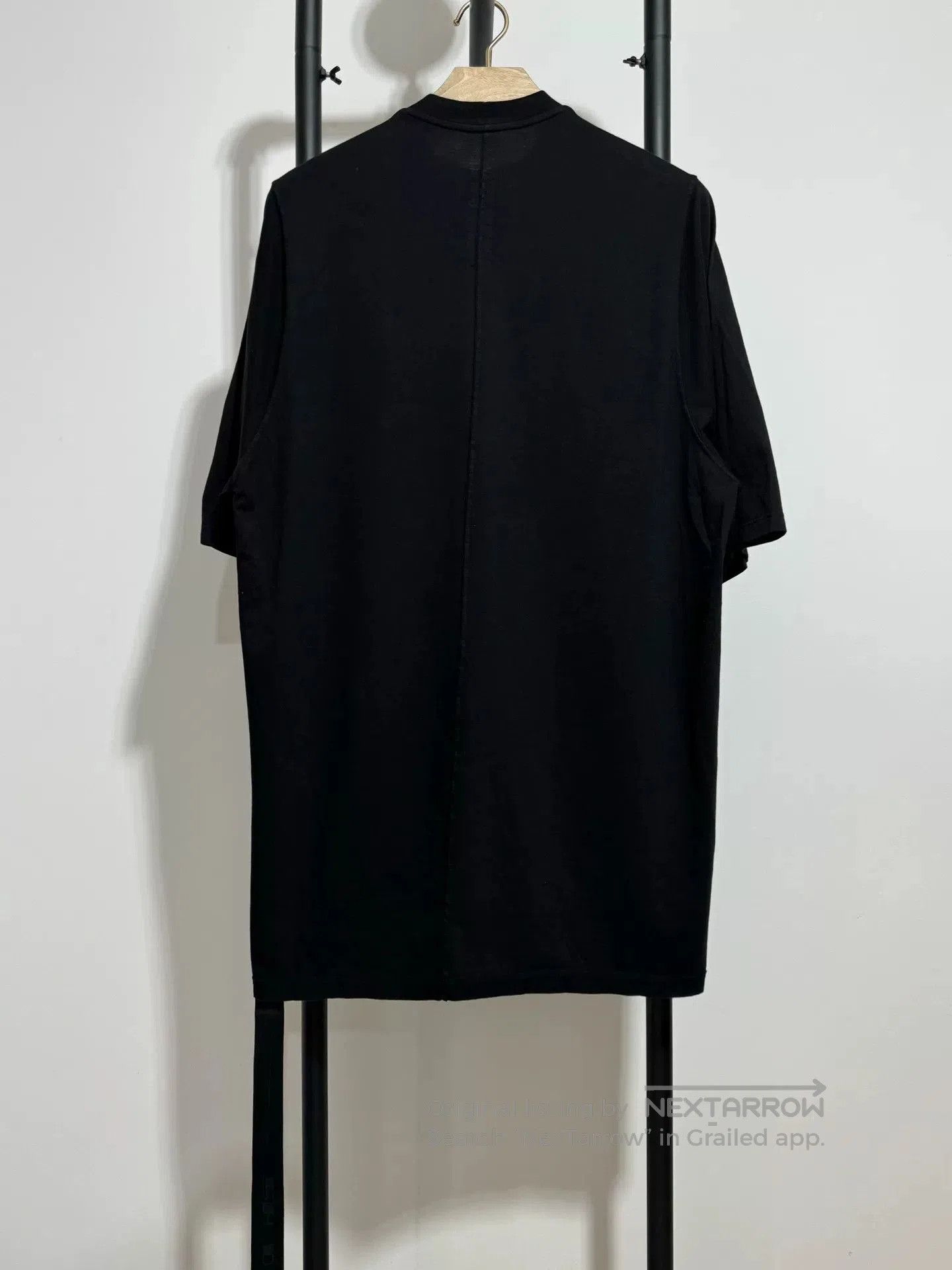 Rick Owens rick owens black short sleeve jumbo t. Size US S / EU 44-46 / 1 - 2 Thumbnail