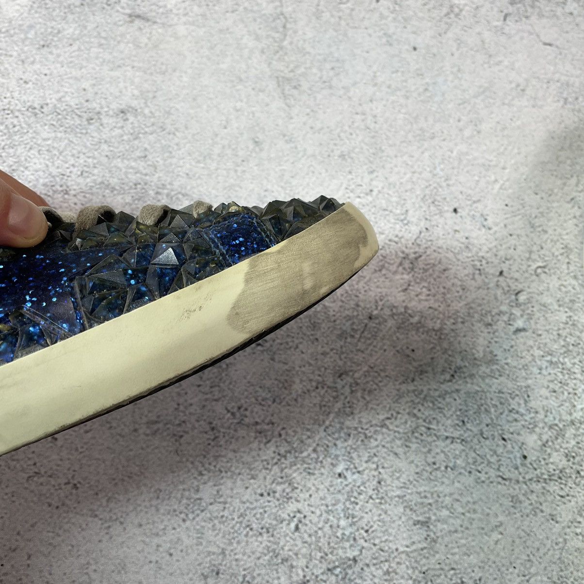 Golden Goose GOLDEN GOOSE SUPERSTAR 3D Crystal effect Glitter Sneakers Size US 9 / IT 39 - 13 Thumbnail