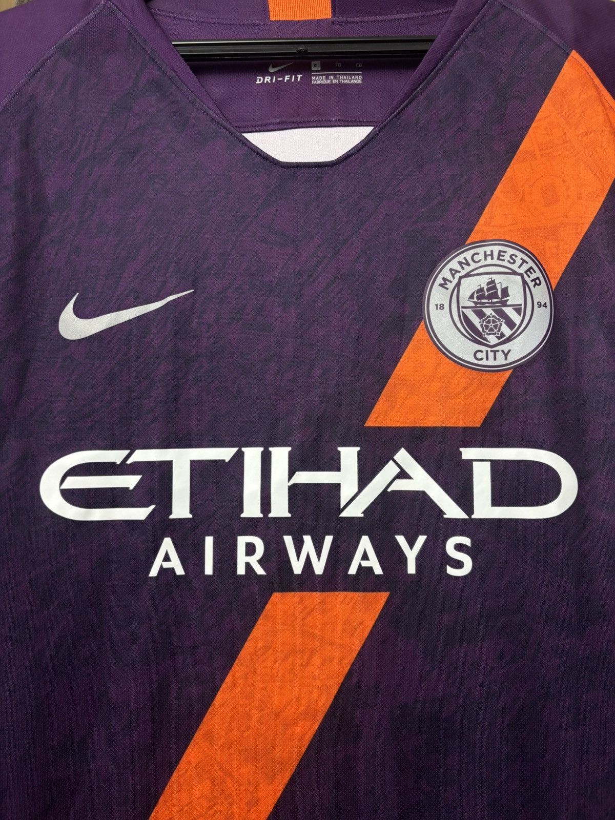Nike Nike Manchester City 2018 2019 Third Football Soccer Jersey Size US XL / EU 56 / 4 - 5 Thumbnail