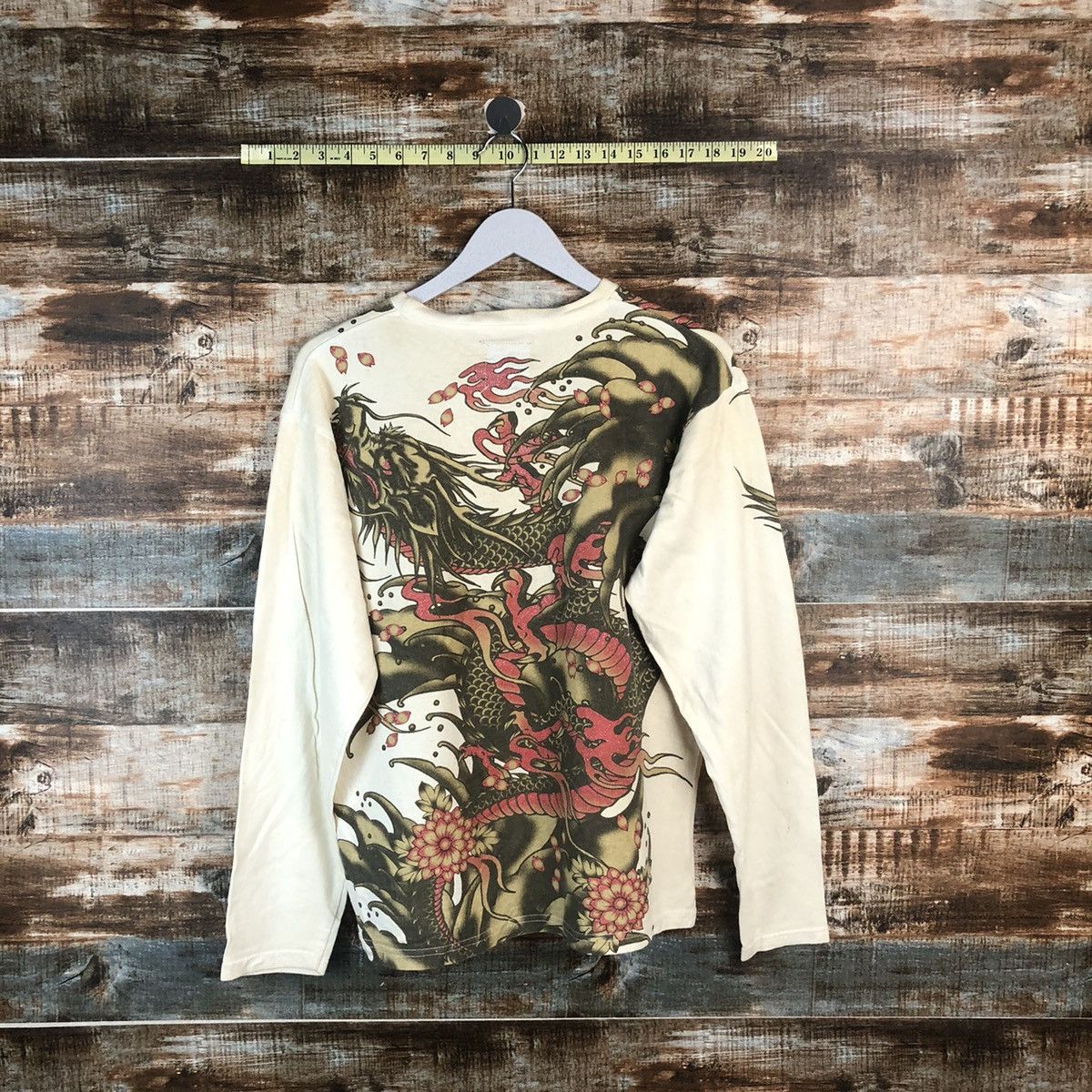 Japanese Brand Japanese Brand Dragon kimono style yakuza shirt #A1971 Size US M / EU 48-50 / 2 - 14 Thumbnail