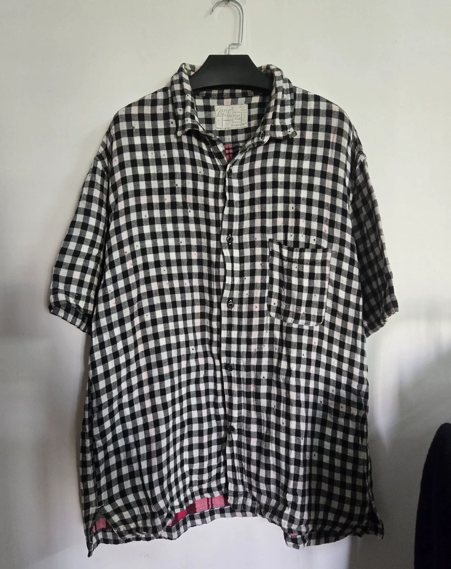 Porter Classic Porter Classic Egyptian Cotton Check Short Sleeve Size US XL / EU 56 / 4 - 1 Thumbnail