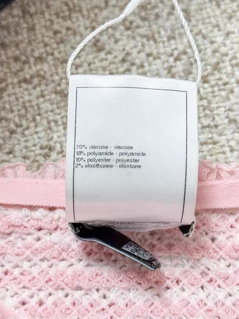 Chanel Chanel Pink striped pleated ruffled suspenders Size XS / US 0-2 / IT 36-38 - 6 Thumbnail