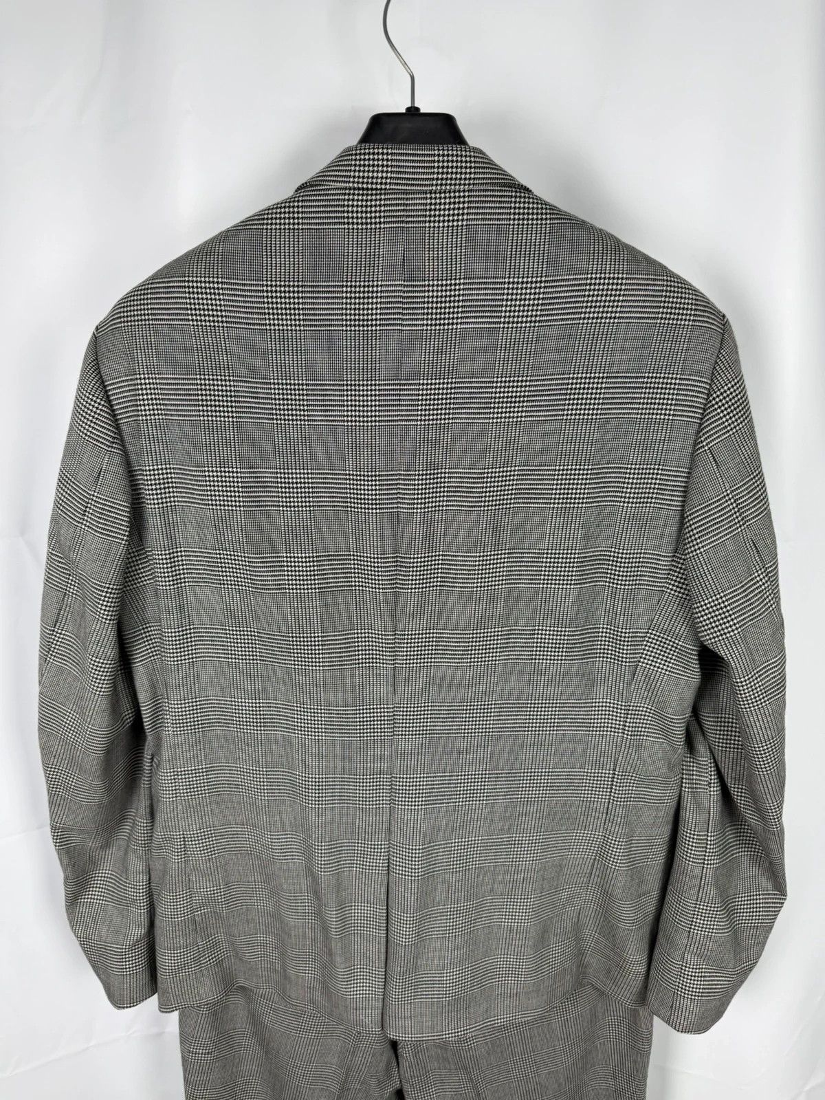 Sandro Sandro Prince Of Wales Checked Wool Suit Size 42R - 8 Thumbnail