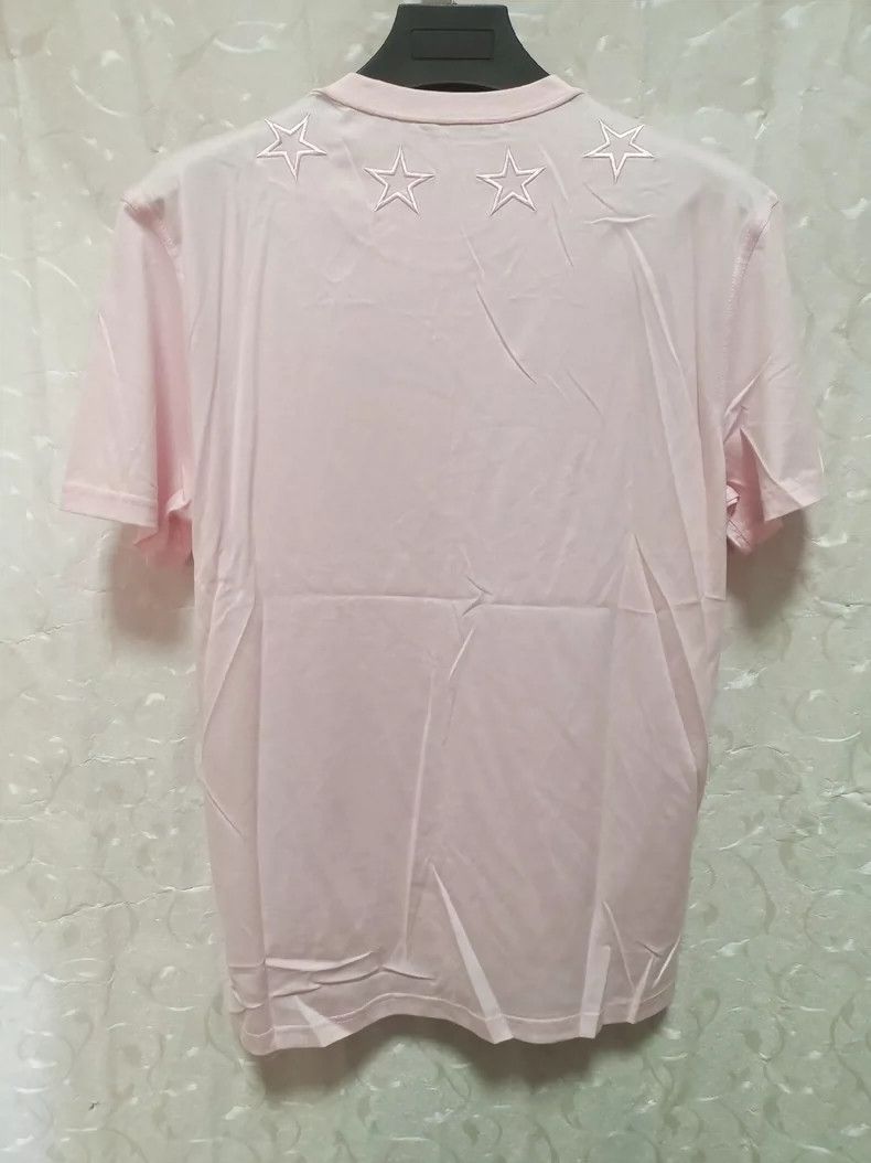 Givenchy Givenchy Five-pointed Star Embroidered Pink Short Sleeve T Size US L / EU 52-54 / 3 - 2 Thumbnail