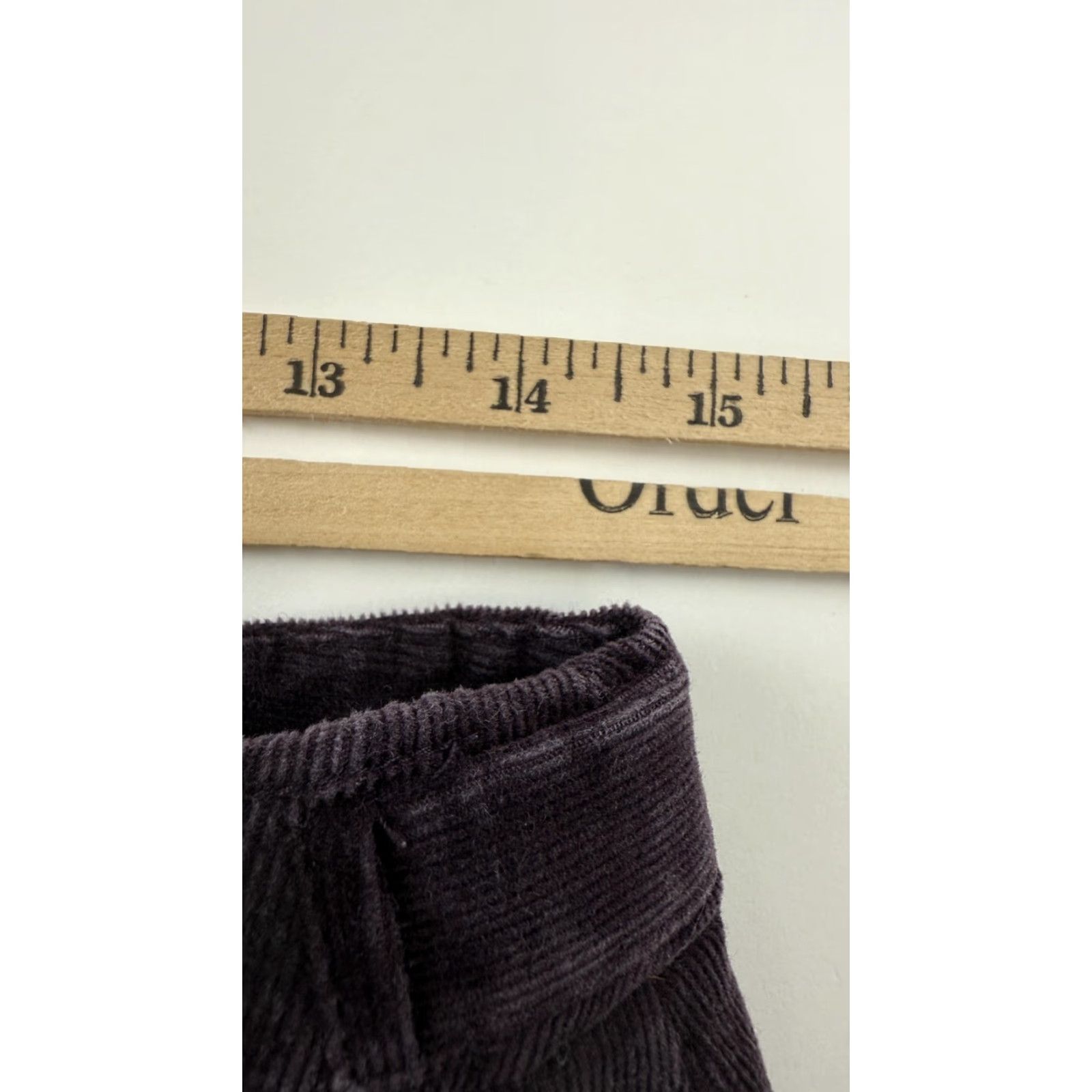 Banana Republic Banana Republic Skirt Womens 6 Purple Corduroy Mini Casual Pockets Zip Buttons Fall Winter Size 28" / US 6 / IT 42 - 8 Thumbnail