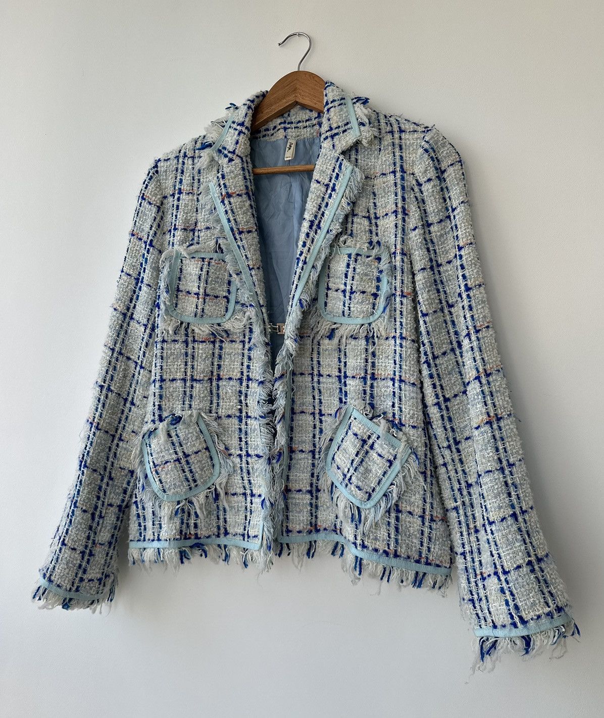Elisa Cavaletti Bottega Elisa Cavaletti Italy Jacket Blazer Wool Alpaca L Size L / US 10 / IT 46 - 2 Thumbnail