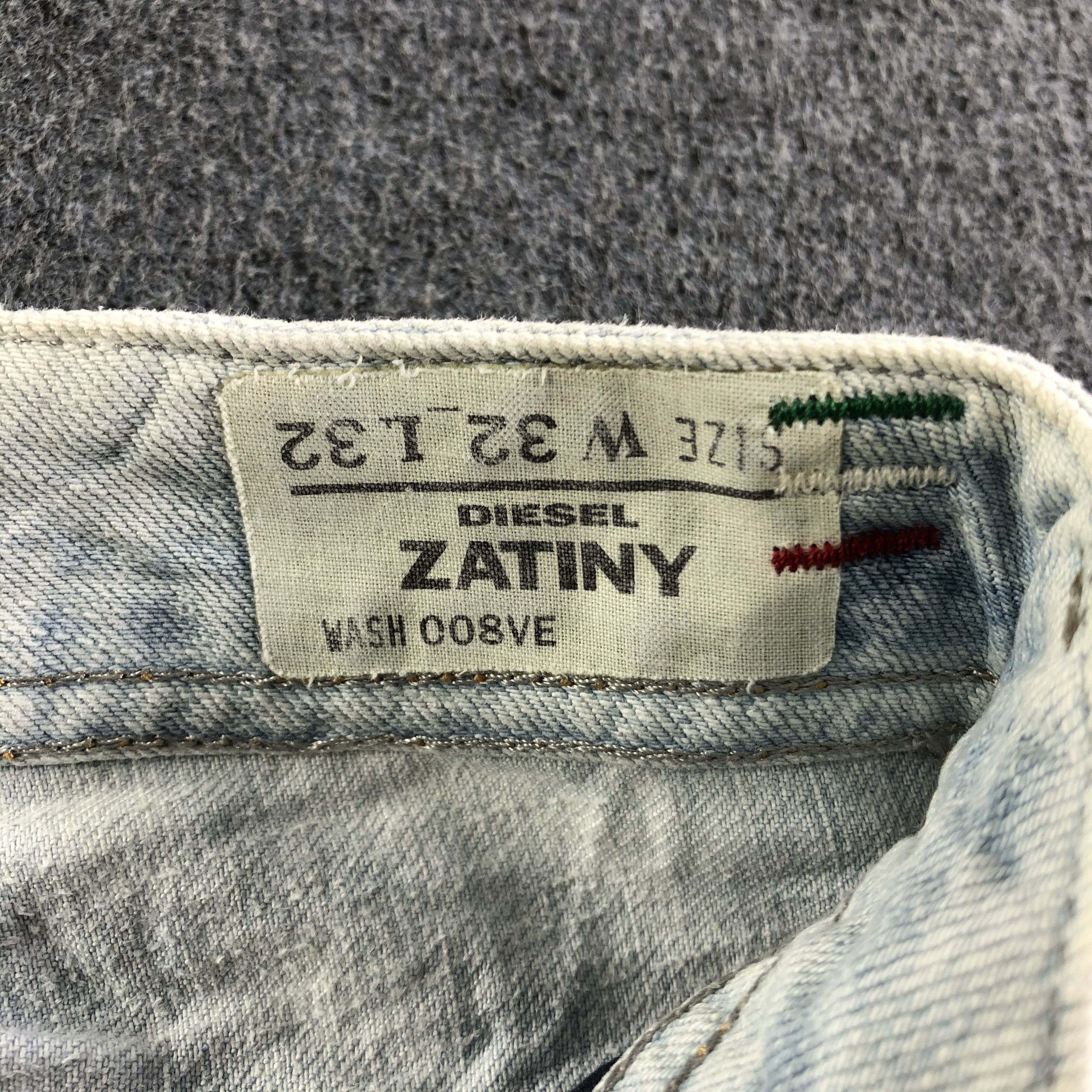 Diesel Vintage Light Wash Diesel Industry Jeans-J3620 Size US 34 / EU 50 - 9 Thumbnail