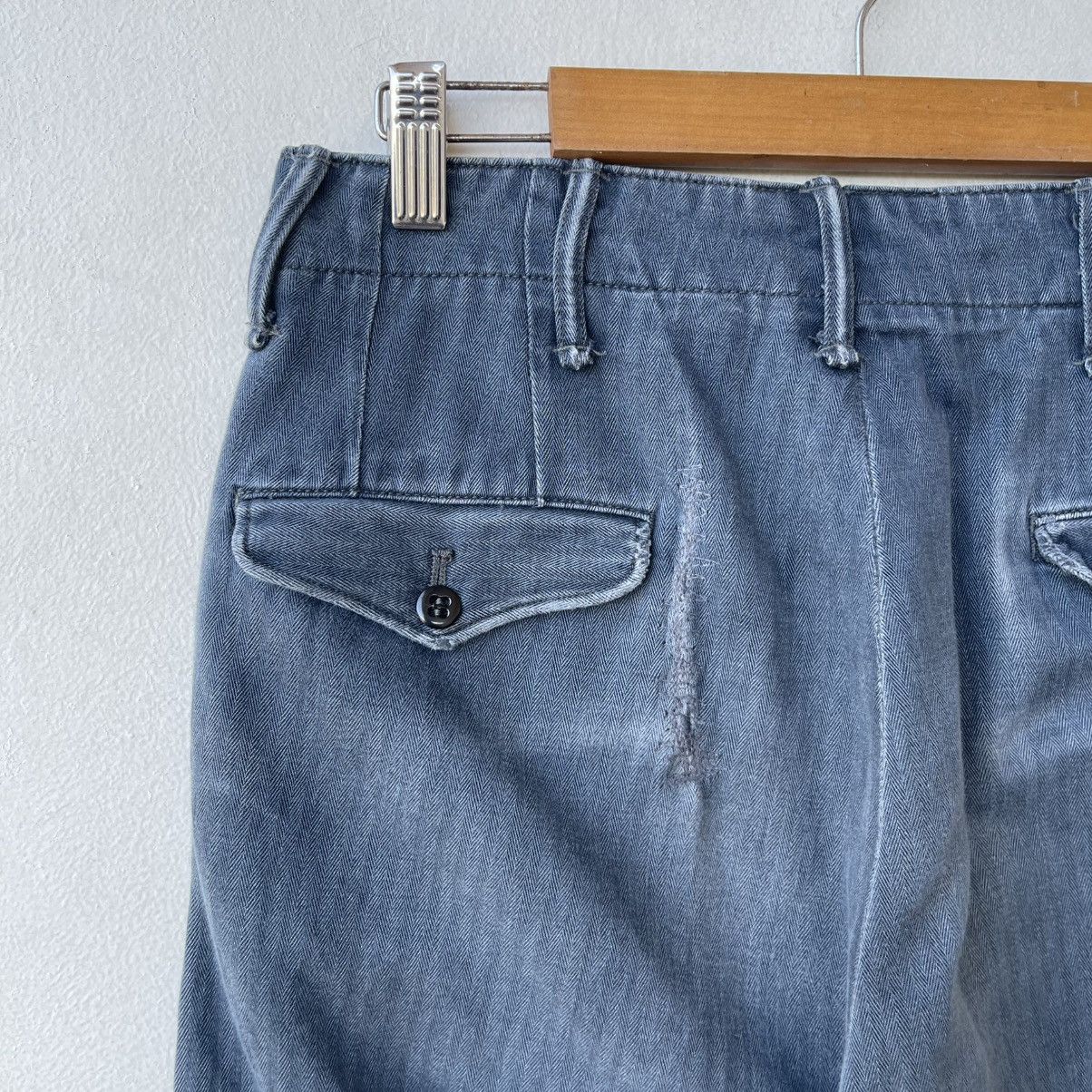 RRL Ralph Lauren RRL Ralph Lauren Herringbone Twill (HBT) Officer Trousers Size US 28 / EU 44 - 13 Thumbnail