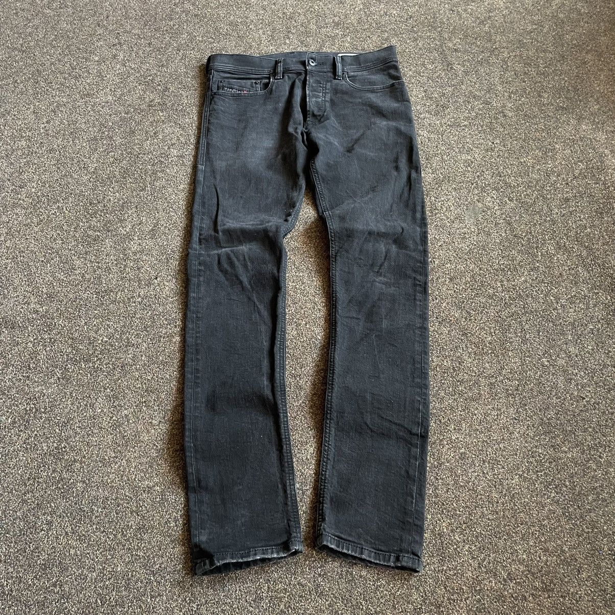 Vintage Vintage Y2K Diesel Faded Black Slim Denim Jeans Skate 30 Size US 30 / EU 46 - 2 Thumbnail