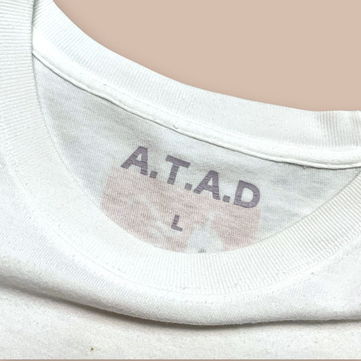 atmos ATAD x COOK TEE WHITE Size US L / EU 52-54 / 3 - 7 Thumbnail
