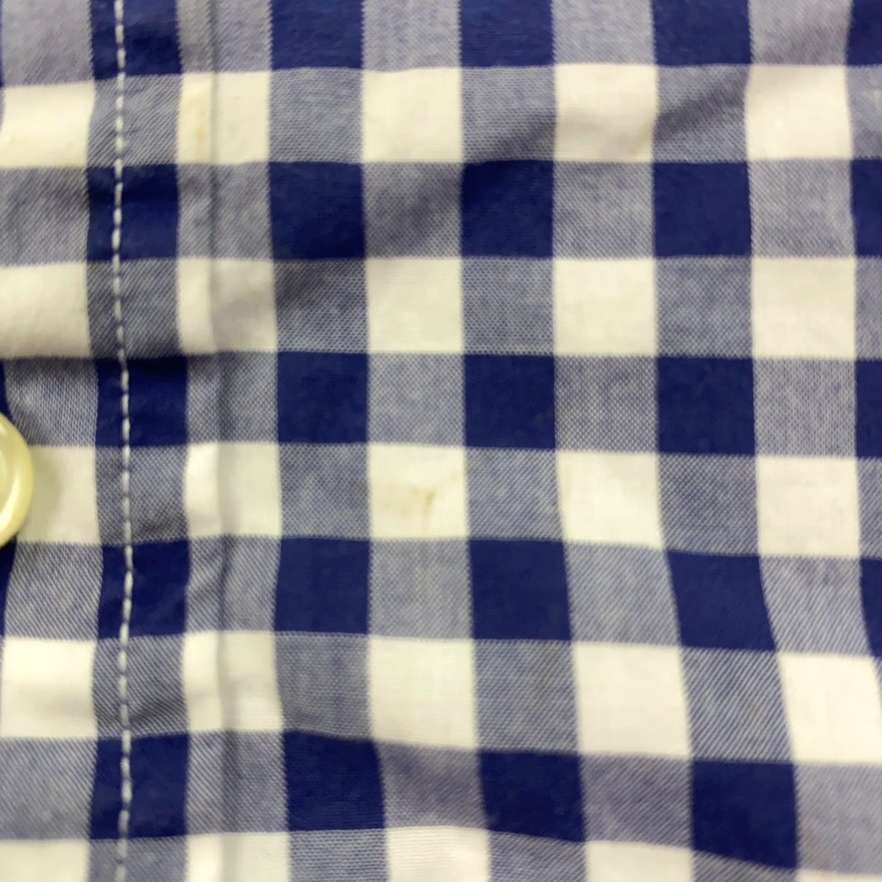 Ralph Lauren VINTAGE Ralph Lauren Classic Fit Shirt XL Blue/White Check Button-Down Short Sleeve Mens Polo Pony 90s Size US XL / EU 56 / 4 - 5 Thumbnail