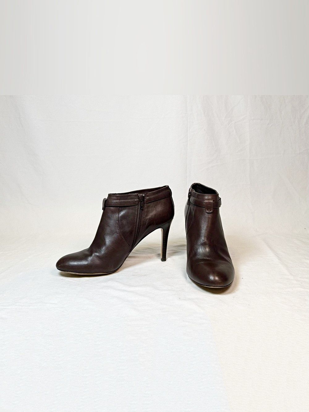Coach Coach Salene II Brown Leather Stiletto Booties Ankle Boots Size US 9 / IT 39 - 2 Thumbnail