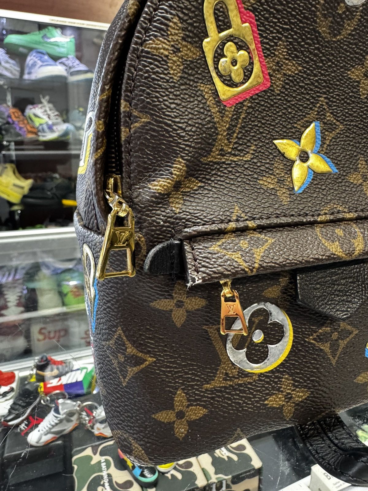 Louis Vuitton Louis Vuitton Monogram Love Lock Mini Palm Springs Backpack Size ONE SIZE - 5 Thumbnail