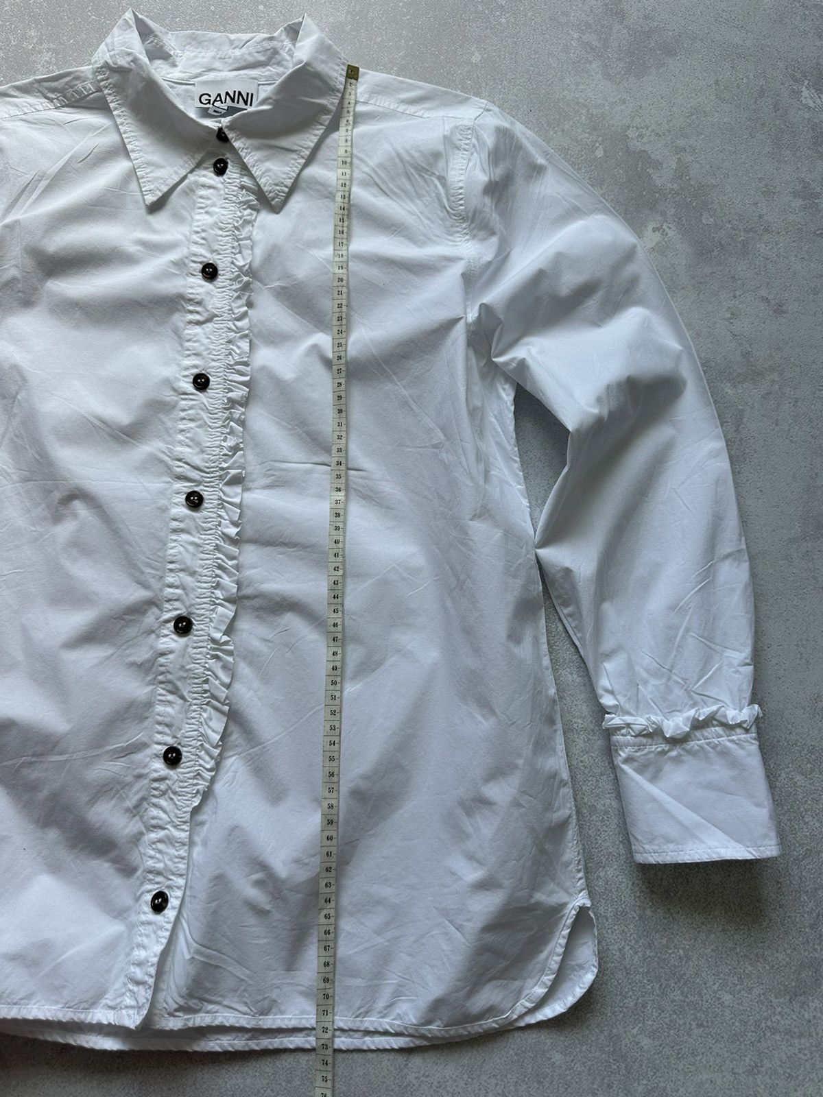 Ganni shirts women GANNI White size 42 Size L / US 10 / IT 46 - 6 Thumbnail