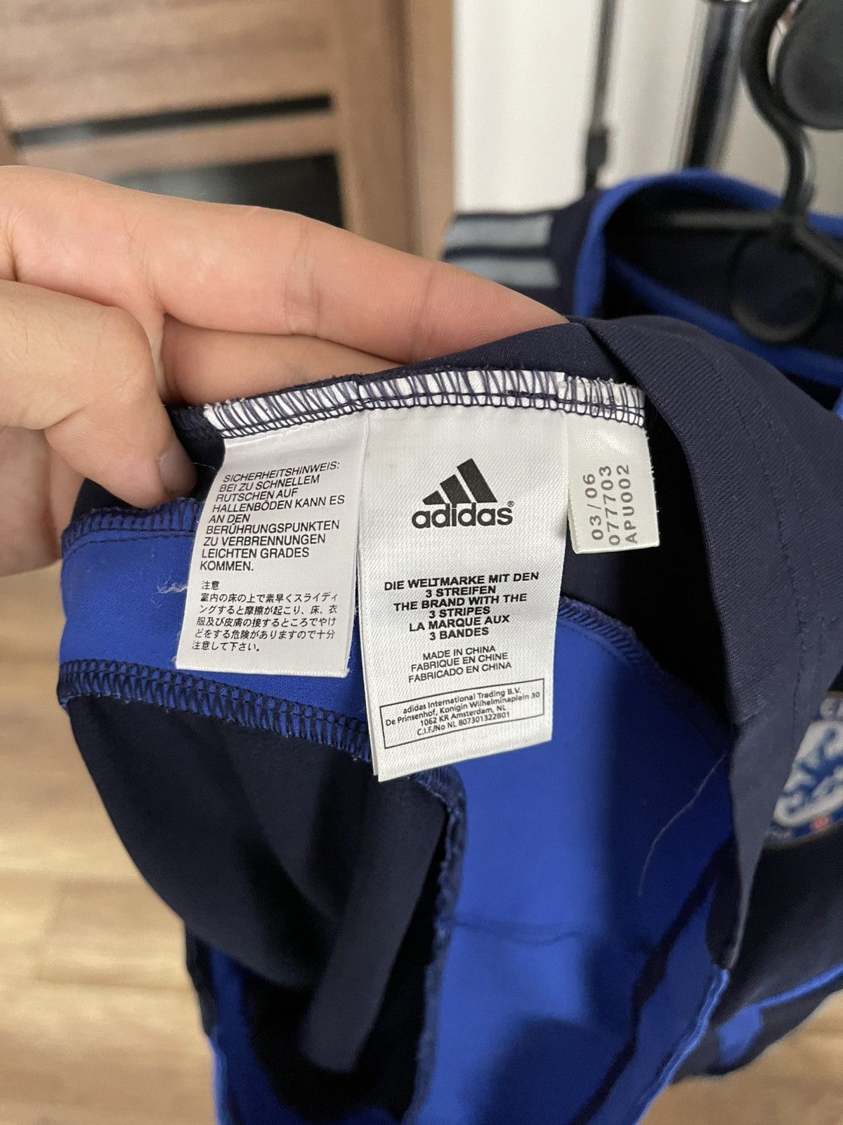 Adidas Adidas Chelsea Vintage Soccer Training Top Sweatshirt 2000s Size US L / EU 52-54 / 3 - 11 Thumbnail