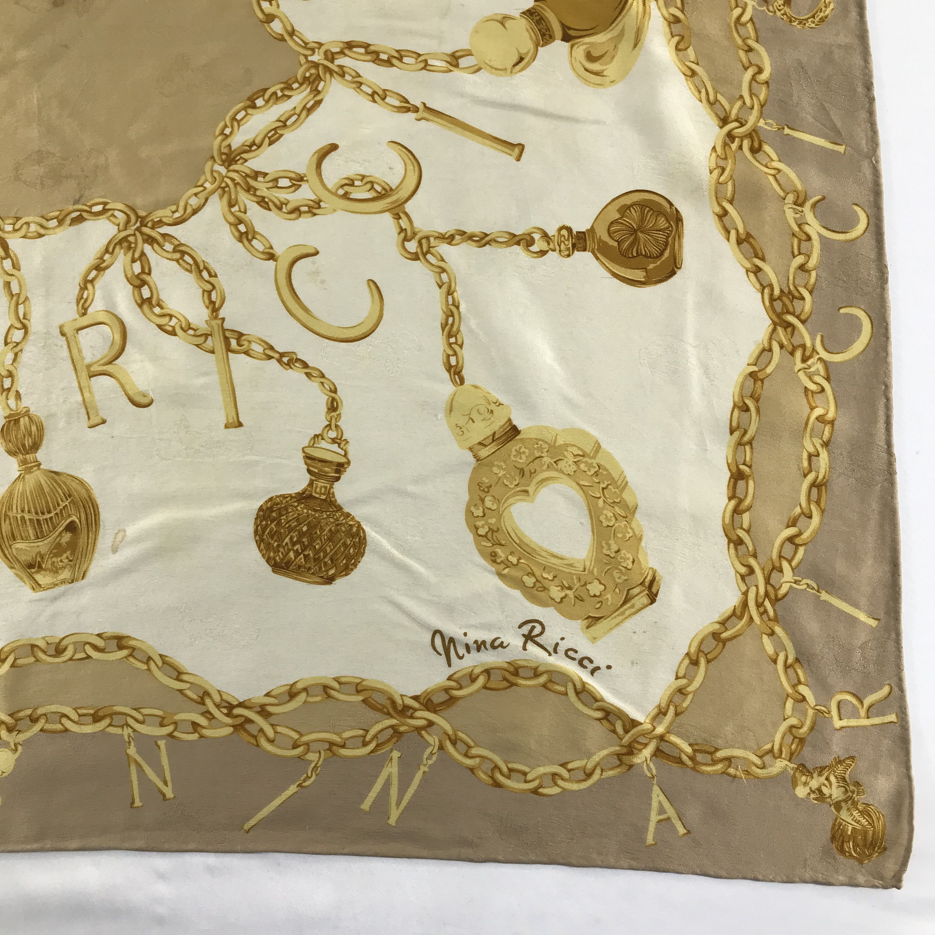 Nina Ricci Vintage Nina Ricci Silk Scarf Size ONE SIZE - 4 Thumbnail