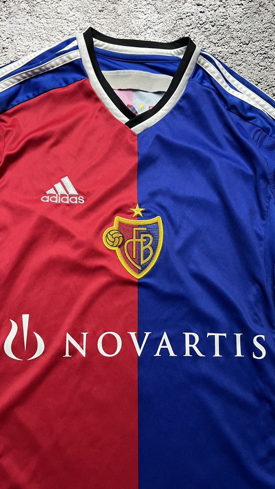 Adidas 2014-2015 FC Basel Swiss Switzerland adidas jersey Size US S / EU 44-46 / 1 - 6 Thumbnail