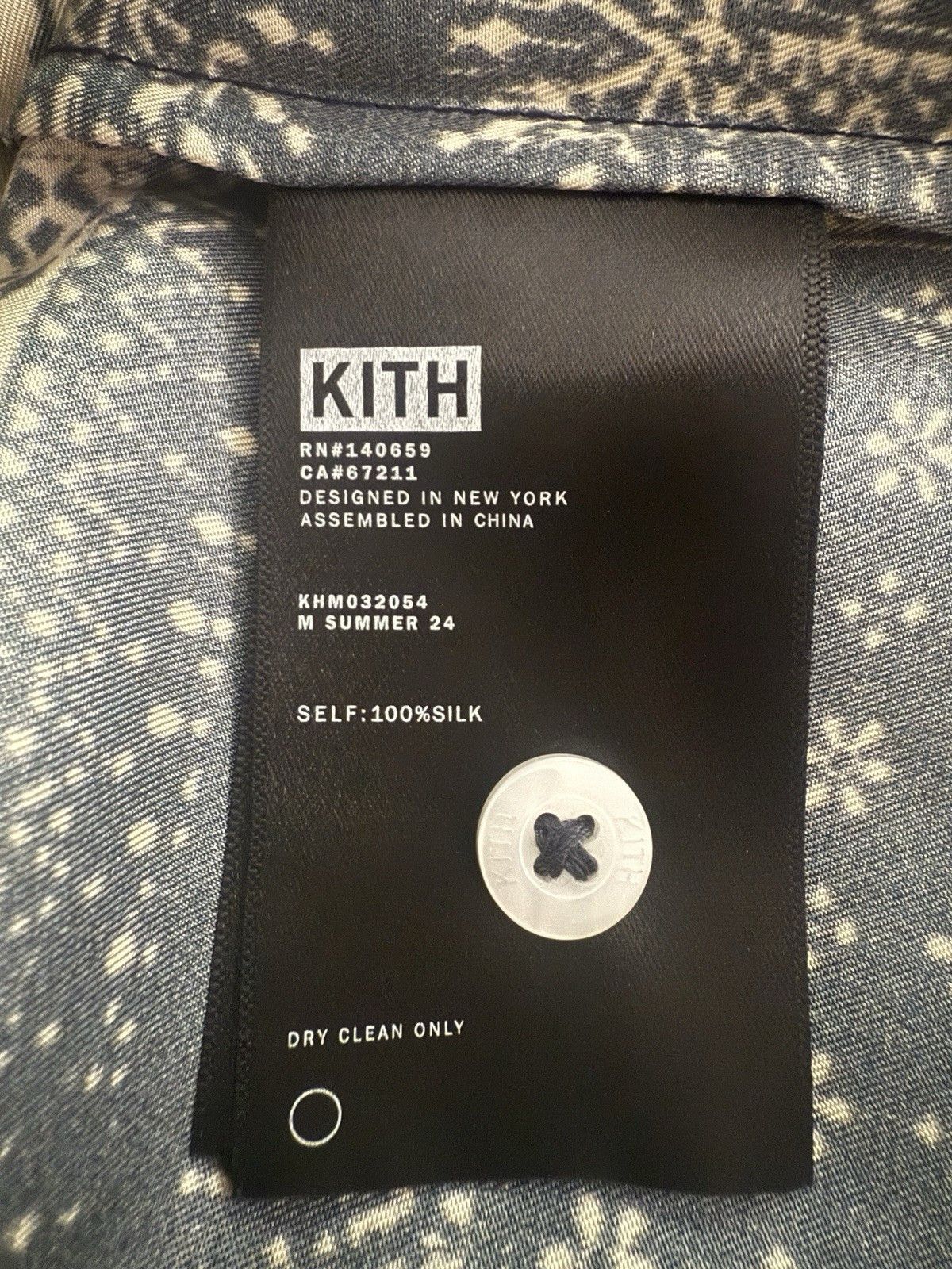 Kith Paisley Silk Twill Boxy Collared Overshirt Vista Size US S / EU 44-46 / 1 - 6 Thumbnail