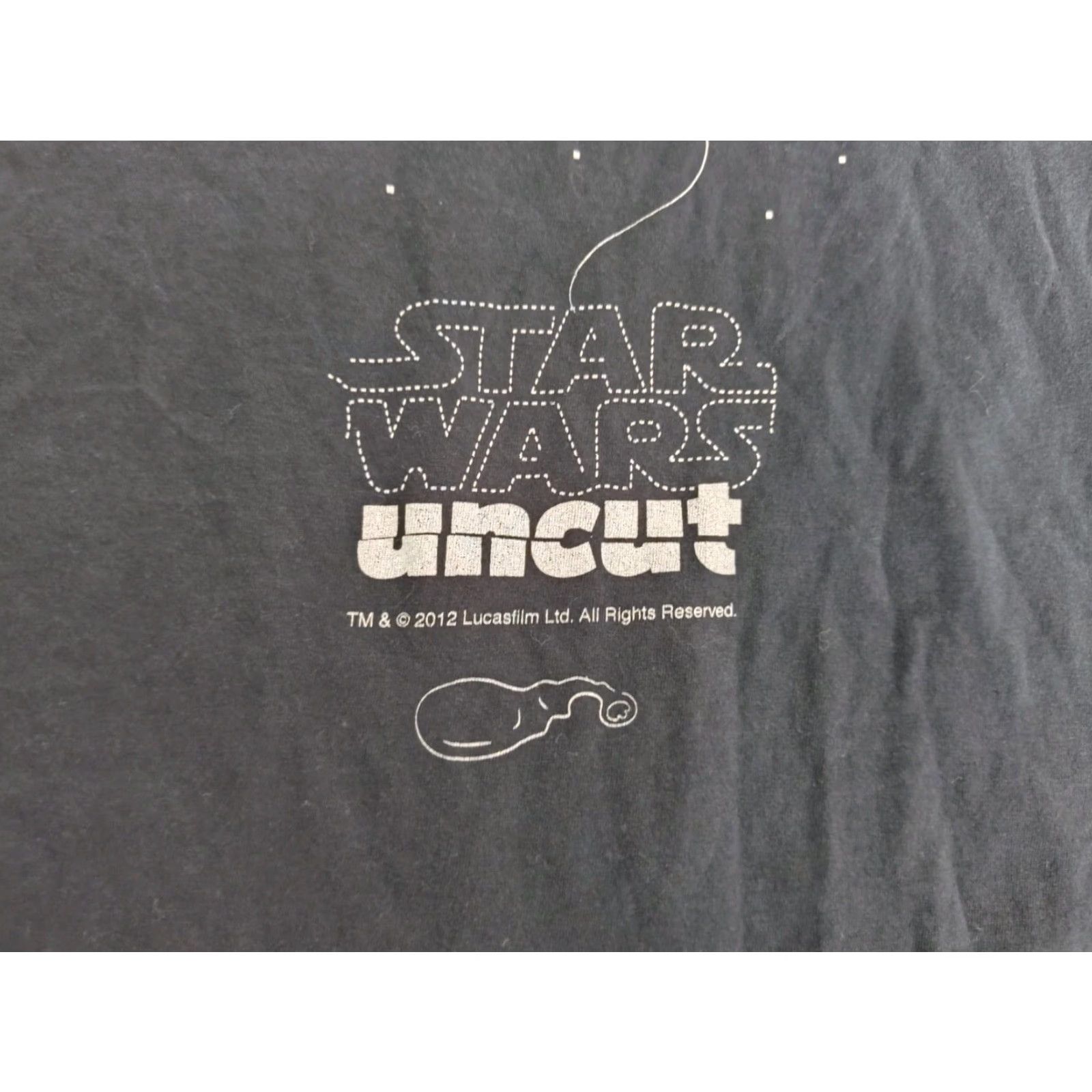 Gildan Star Wars Death Star Graphic T-Shirt Black Adult Medium Gildan Rare VHTF Mens Size US M / EU 48-50 / 2 - 2 Thumbnail