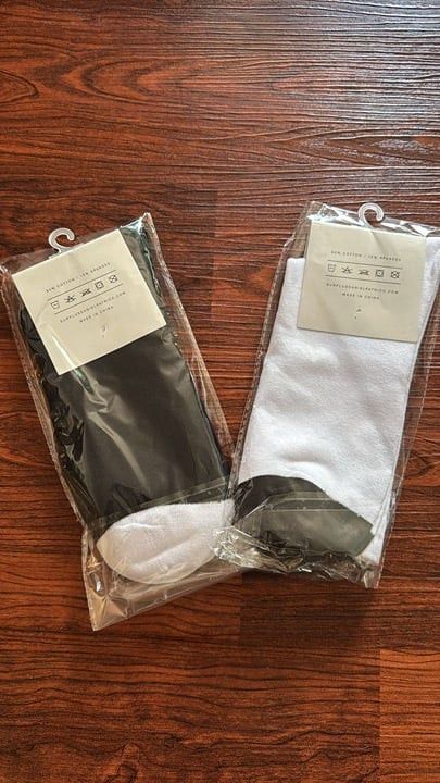 Daniel Patrick Daniel Patrick Pack Men's Surplus Socks White & Black! Size ONE SIZE - 2 Thumbnail
